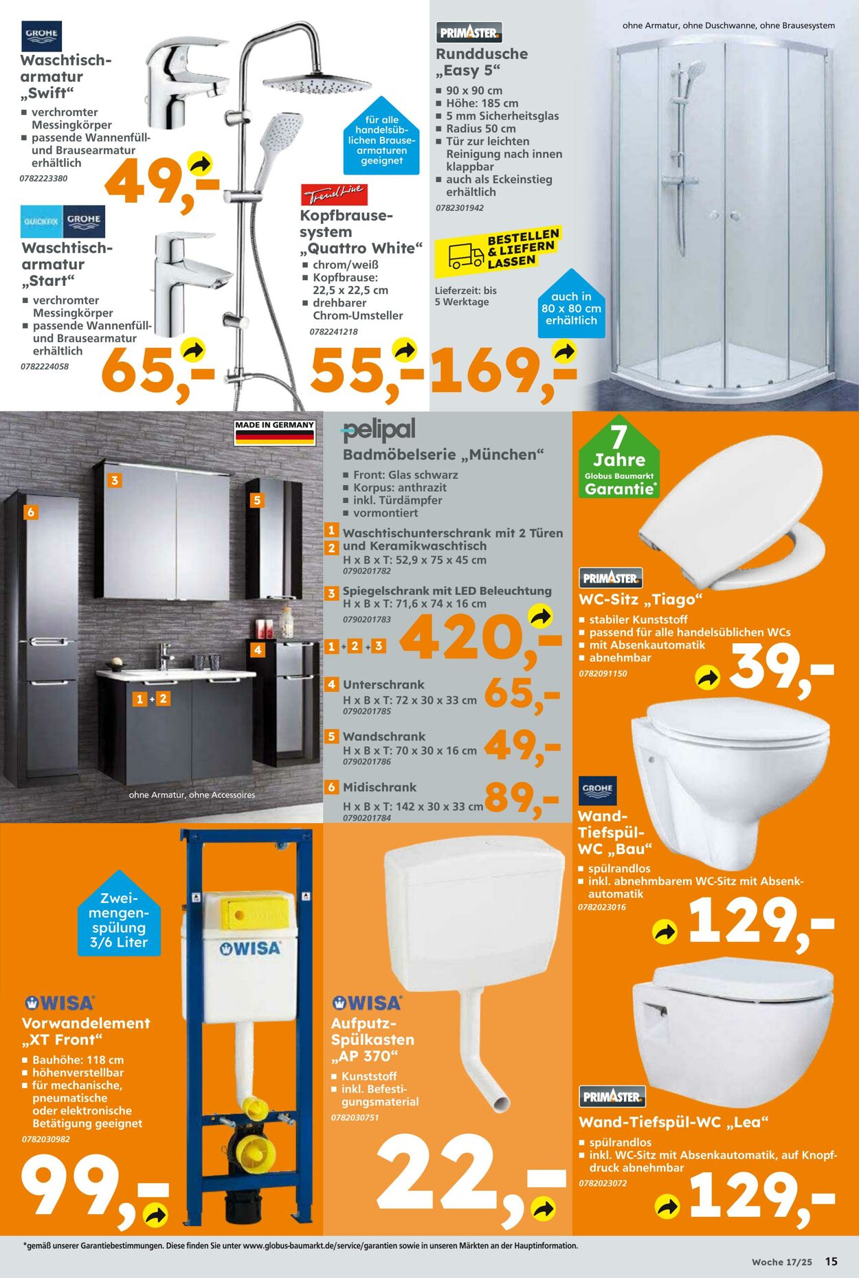 Prospekt Globus Baumarkt 20.04.2025 - 26.04.2025