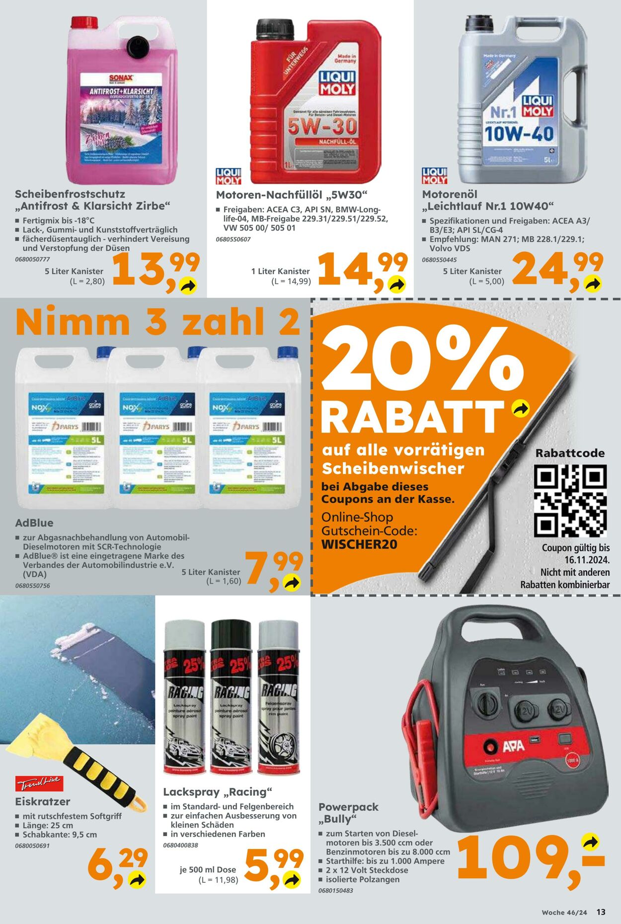 Prospekt Globus Baumarkt 10.11.2024 - 16.11.2024