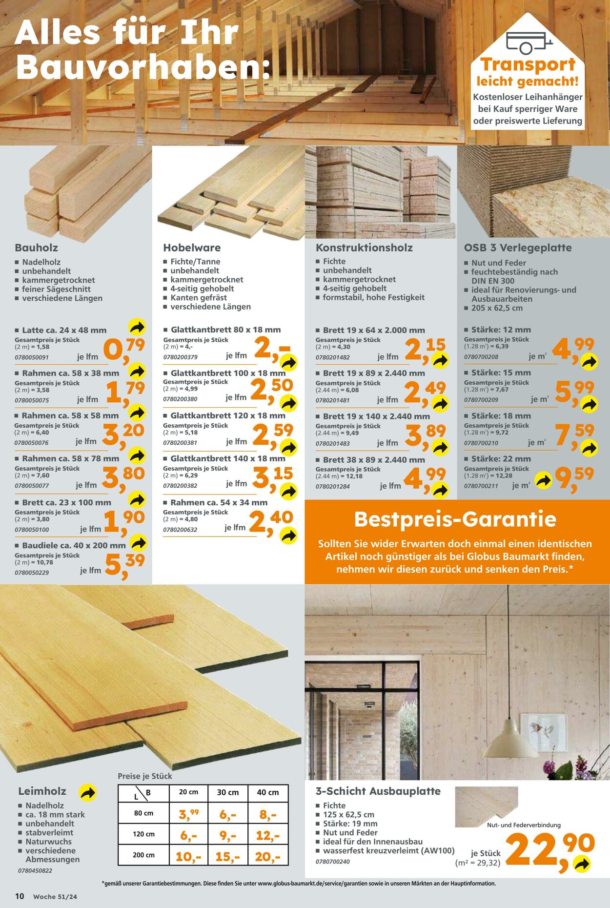 Prospekt Globus Baumarkt 15.12.2024 - 21.12.2024