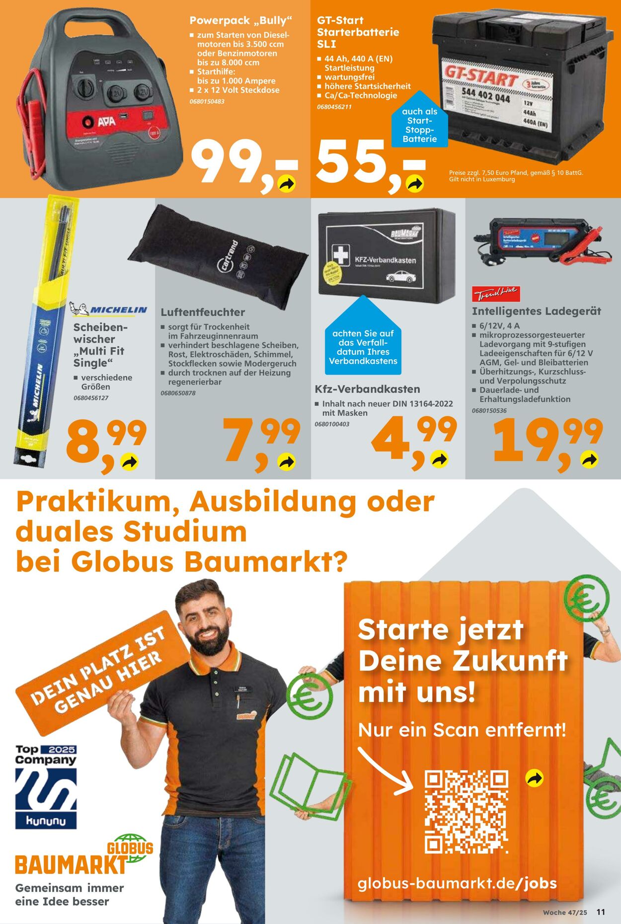 Prospekt Globus Baumarkt 16.11.2025 - 22.11.2025