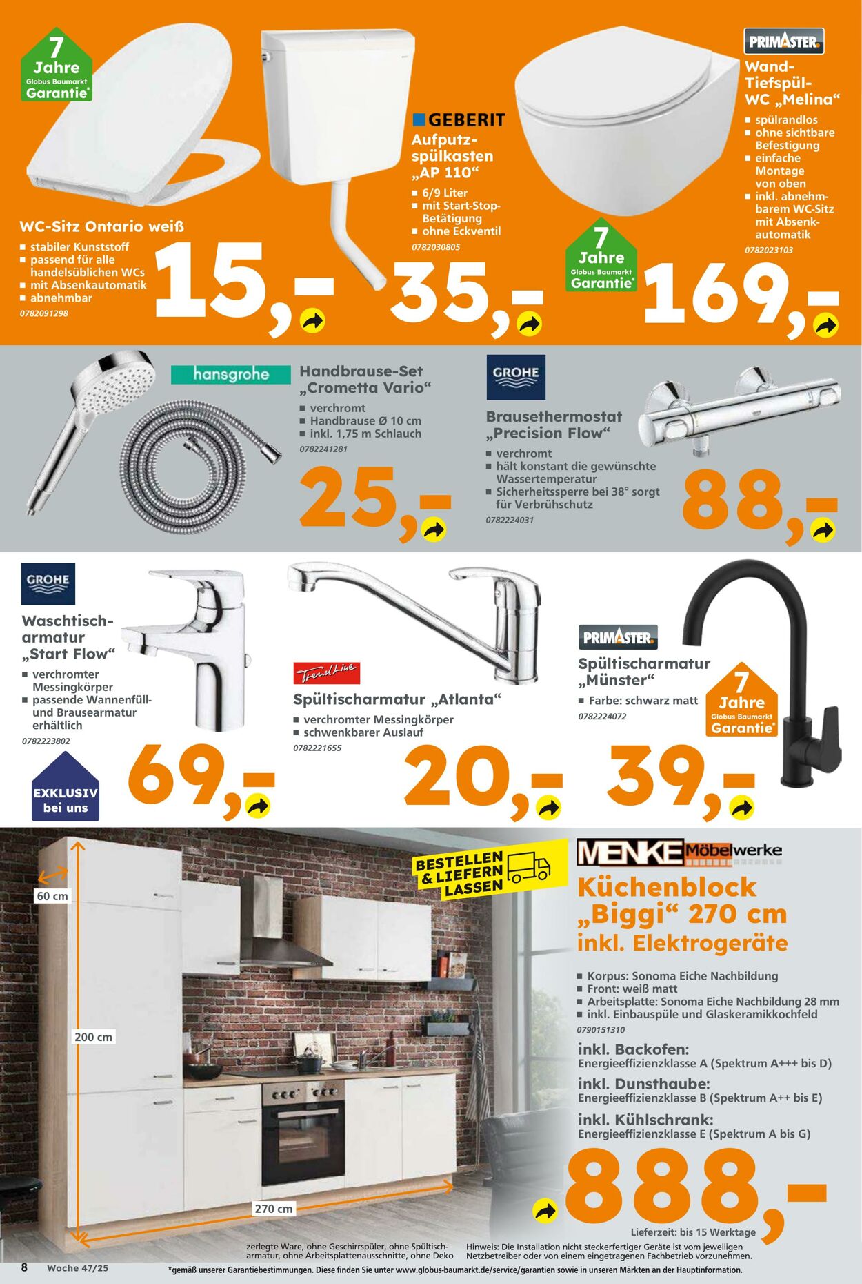 Prospekt Globus Baumarkt 16.11.2025 - 22.11.2025