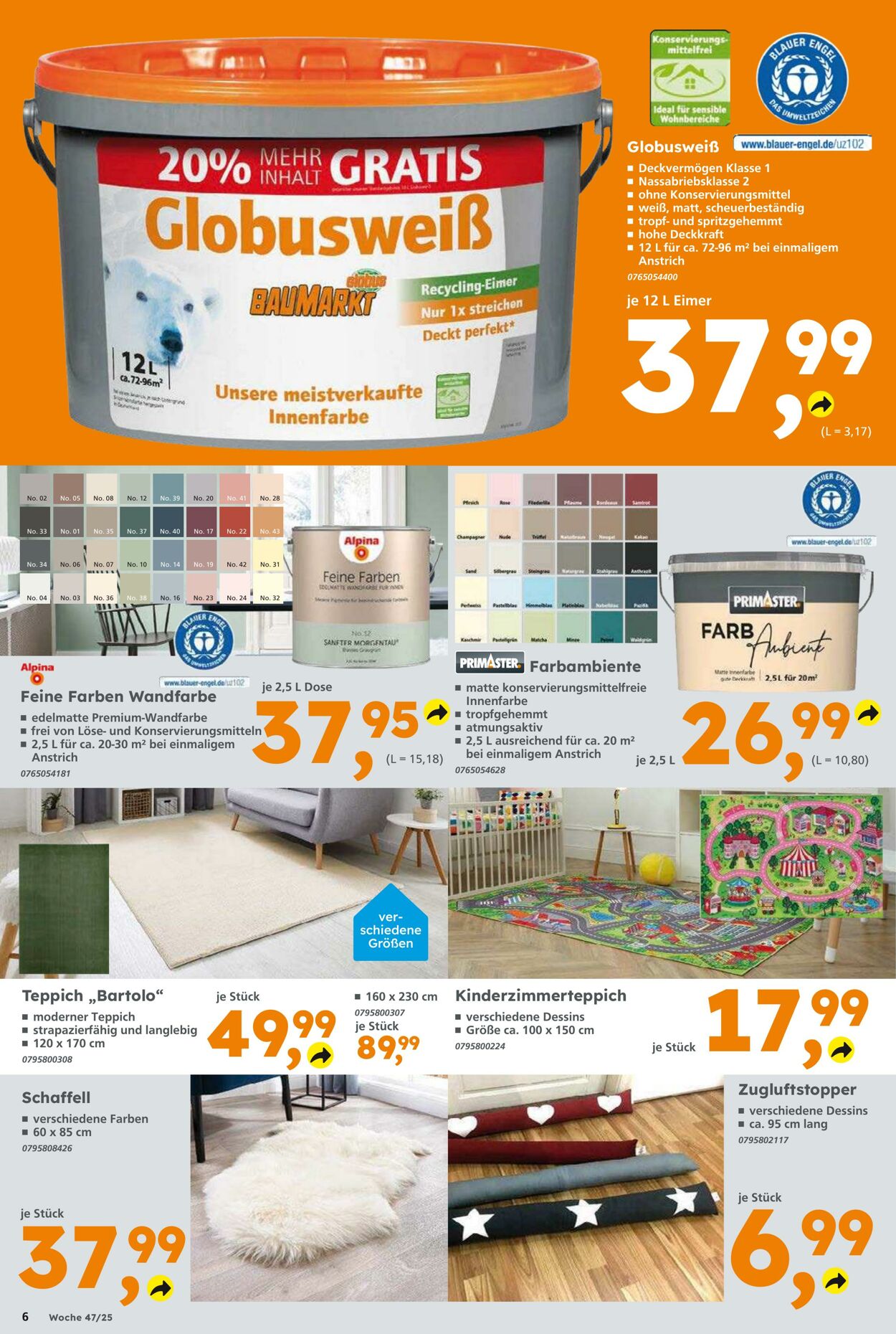 Prospekt Globus Baumarkt 16.11.2025 - 22.11.2025