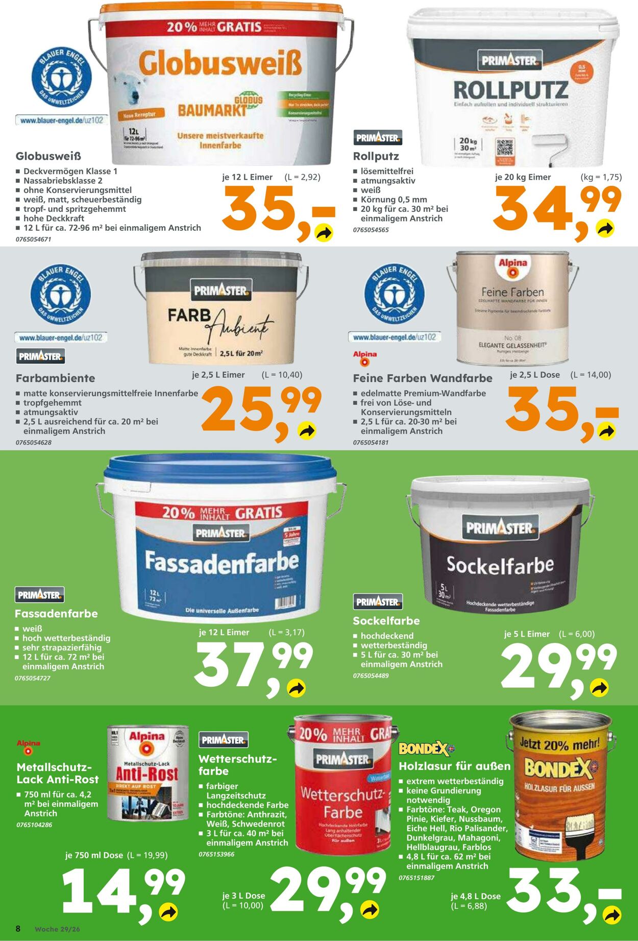 Prospekt Globus Baumarkt 12.07.2026 - 18.07.2026