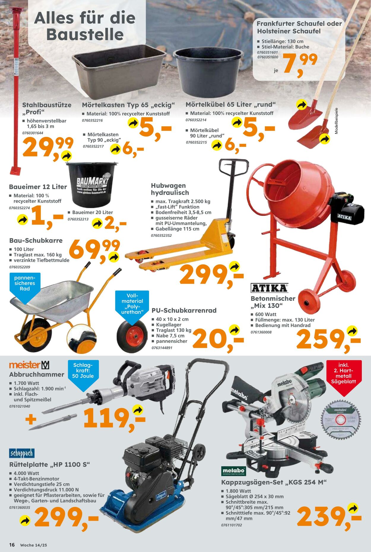 Prospekt Globus Baumarkt 30.03.2025 - 05.04.2025
