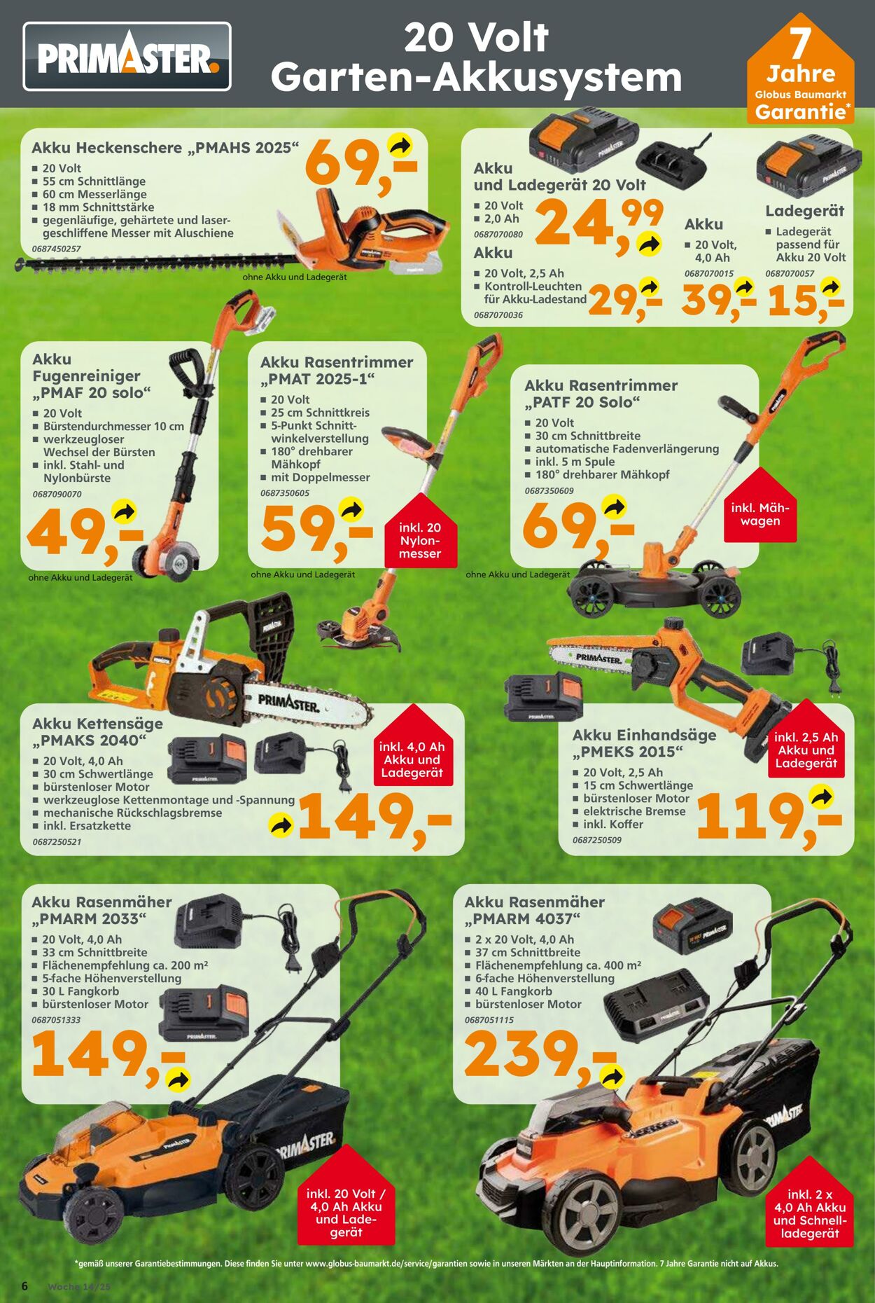 Prospekt Globus Baumarkt 30.03.2025 - 05.04.2025