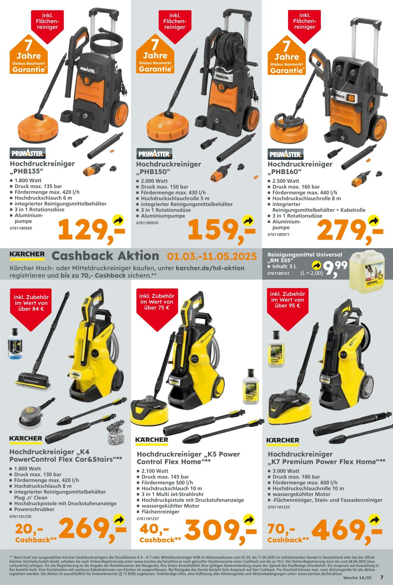 Prospekt Globus Baumarkt 30.03.2025 - 05.04.2025