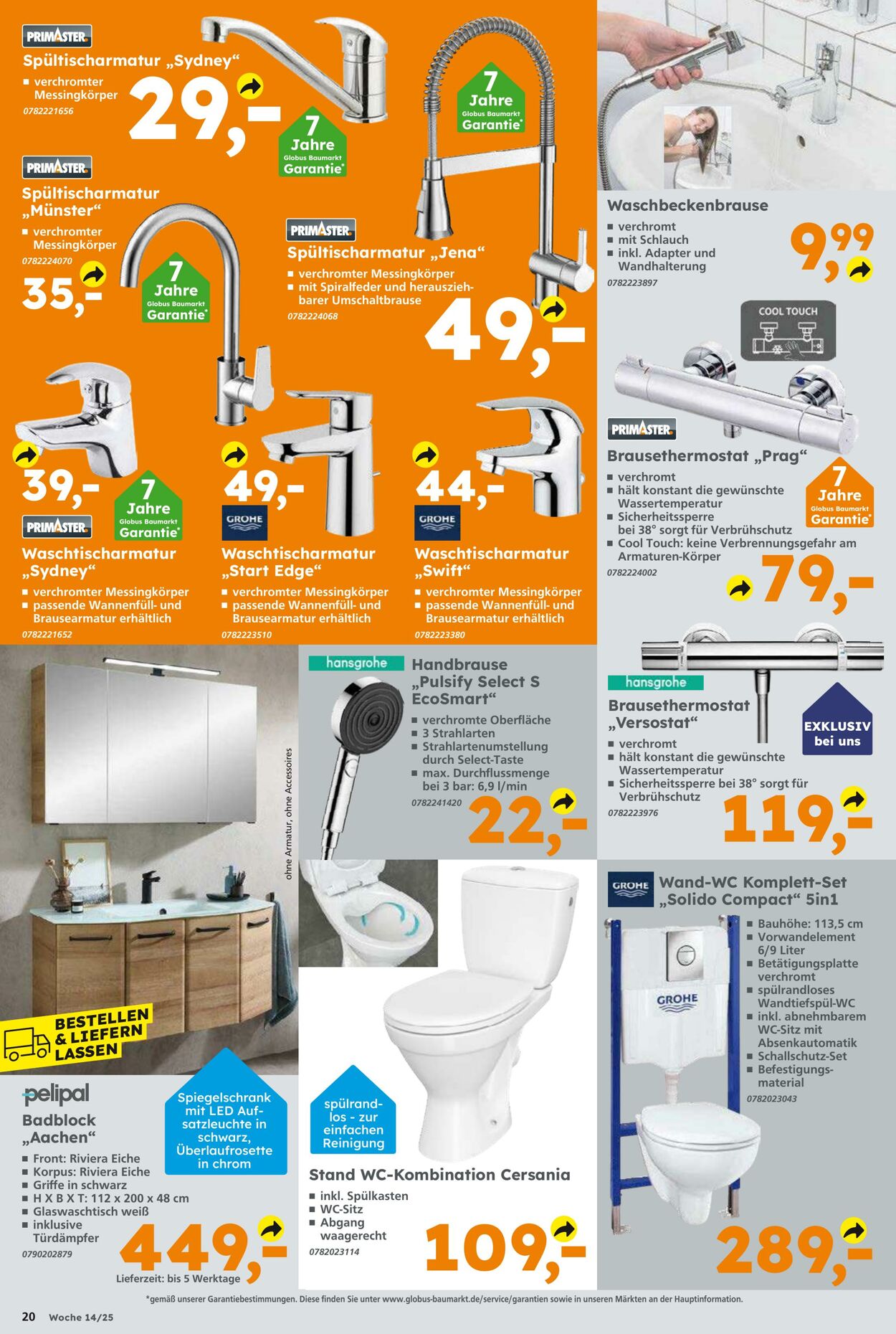 Prospekt Globus Baumarkt 30.03.2025 - 05.04.2025
