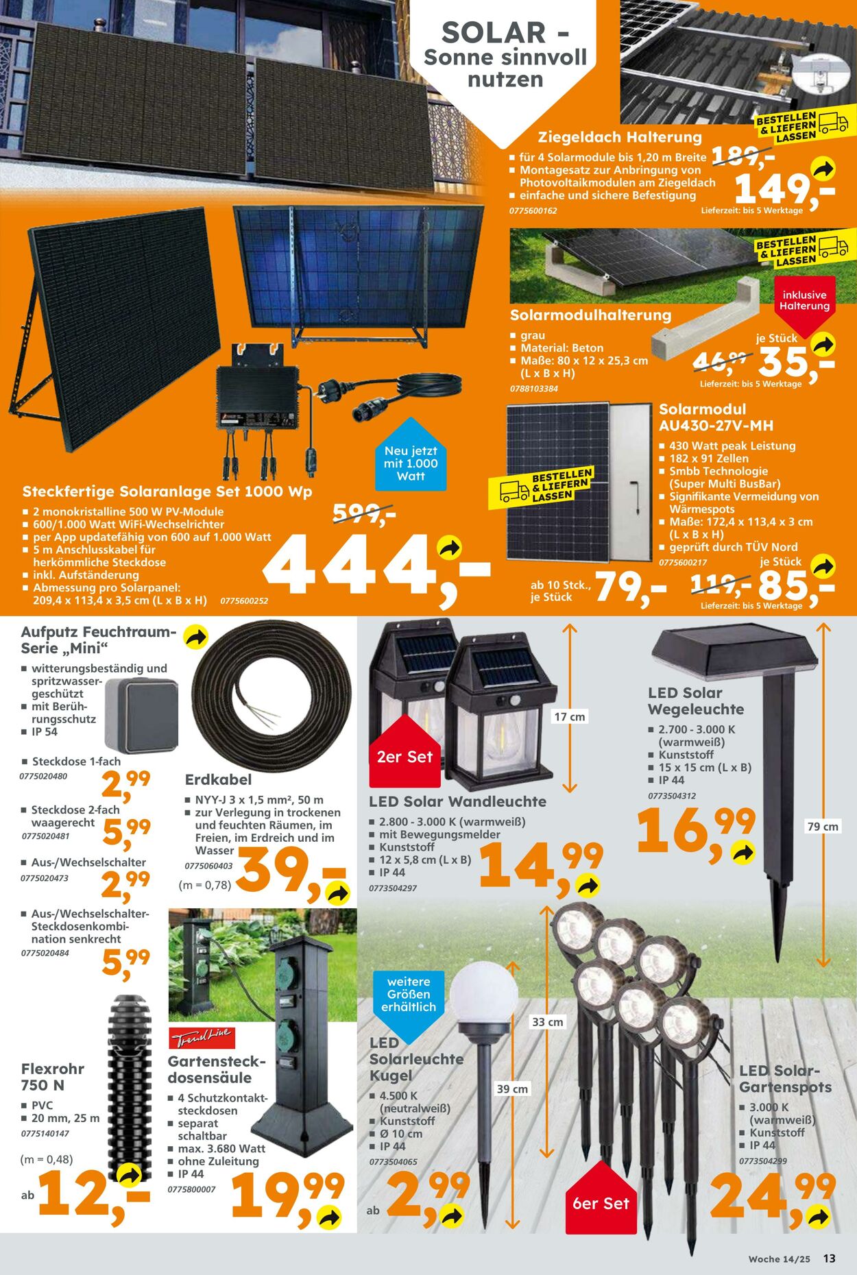 Prospekt Globus Baumarkt 30.03.2025 - 05.04.2025