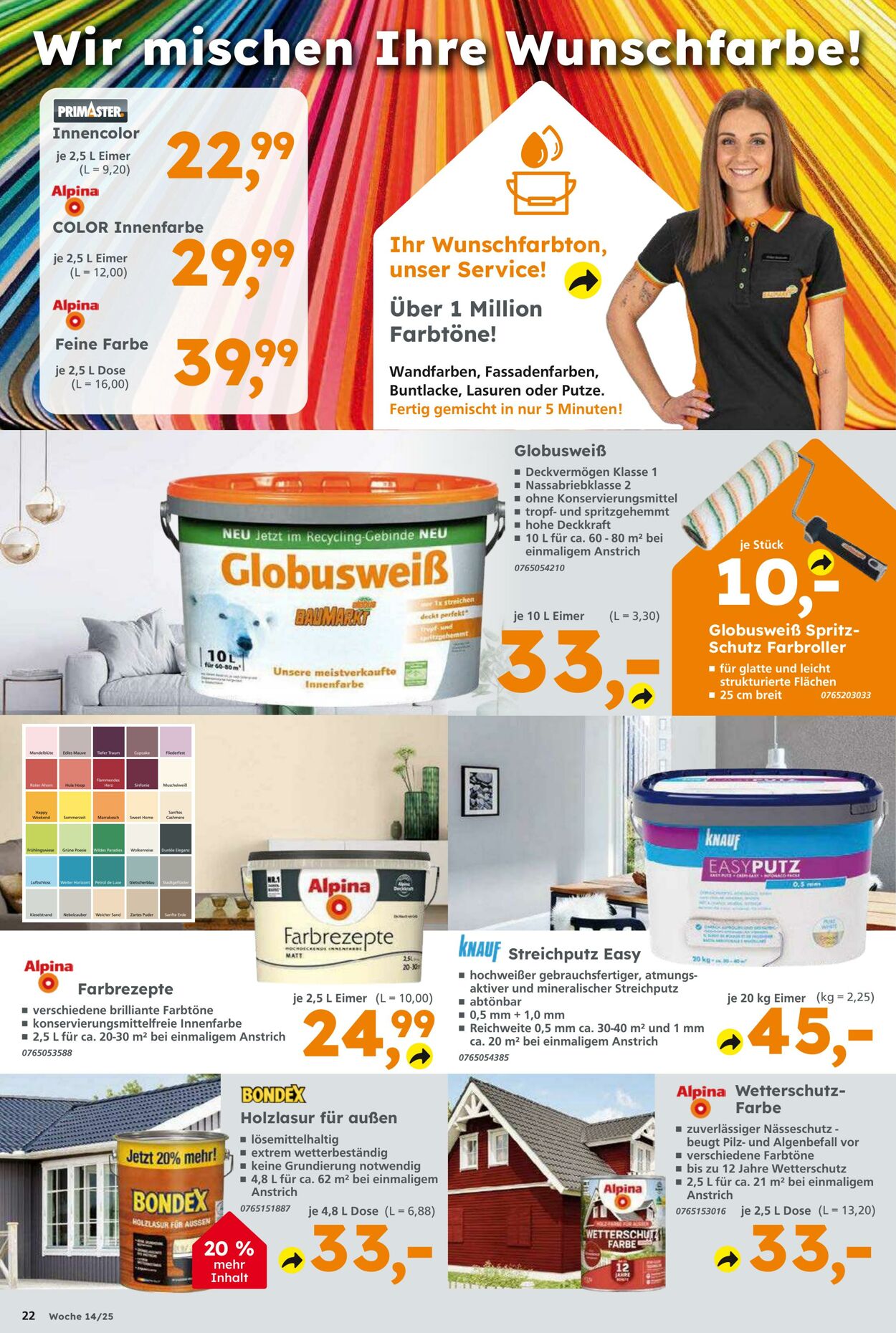 Prospekt Globus Baumarkt 30.03.2025 - 05.04.2025