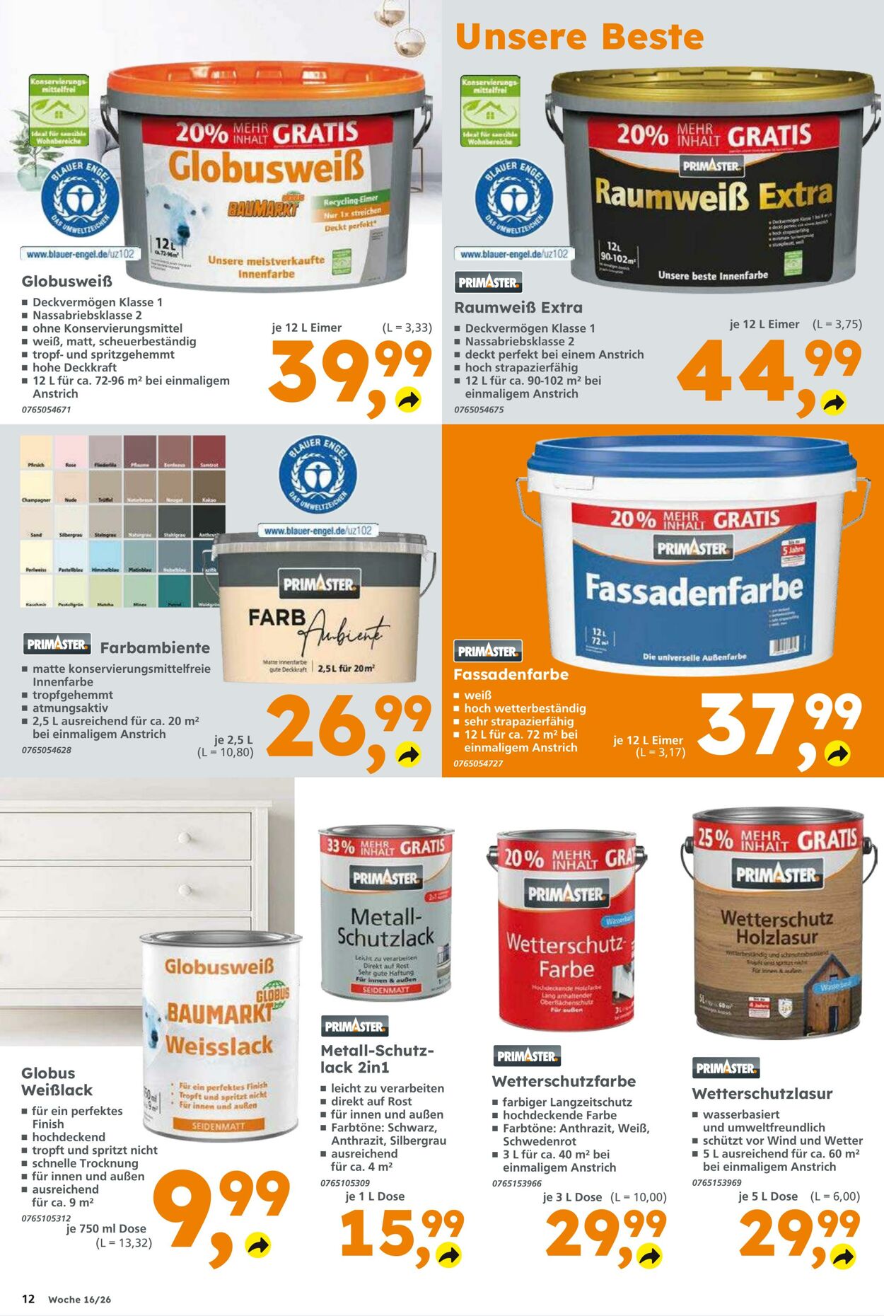 Prospekt Globus Baumarkt 12.04.2026 - 18.04.2026