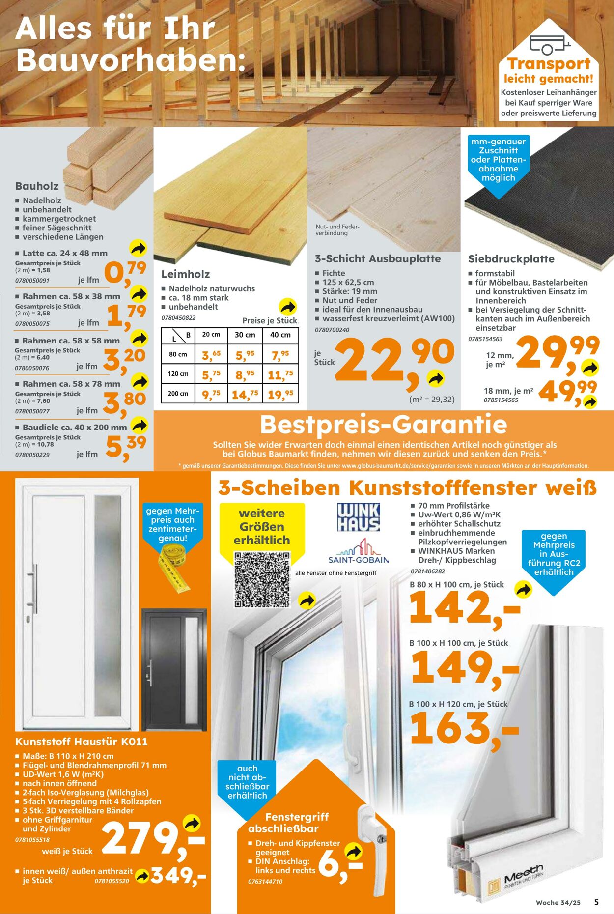 Prospekt Globus Baumarkt 17.08.2025 - 23.08.2025