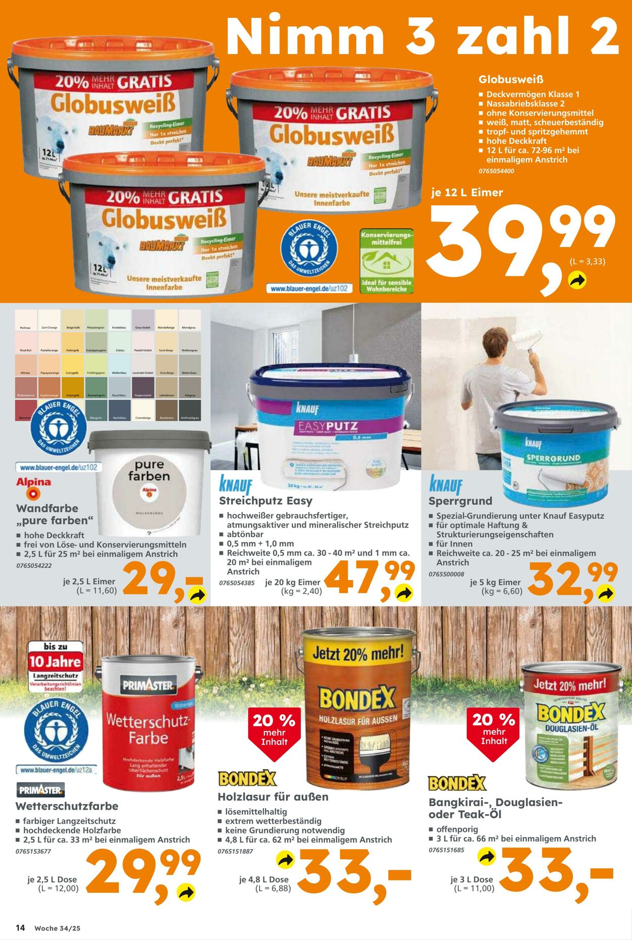 Prospekt Globus Baumarkt 17.08.2025 - 23.08.2025