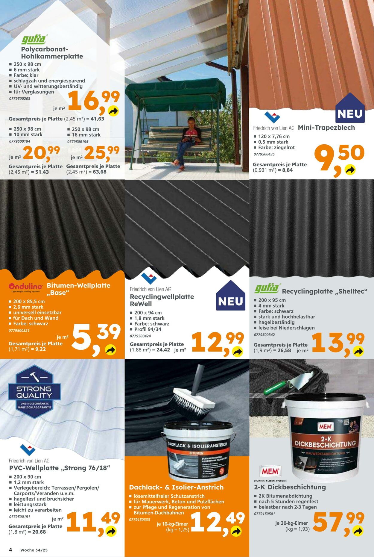 Prospekt Globus Baumarkt 17.08.2025 - 23.08.2025