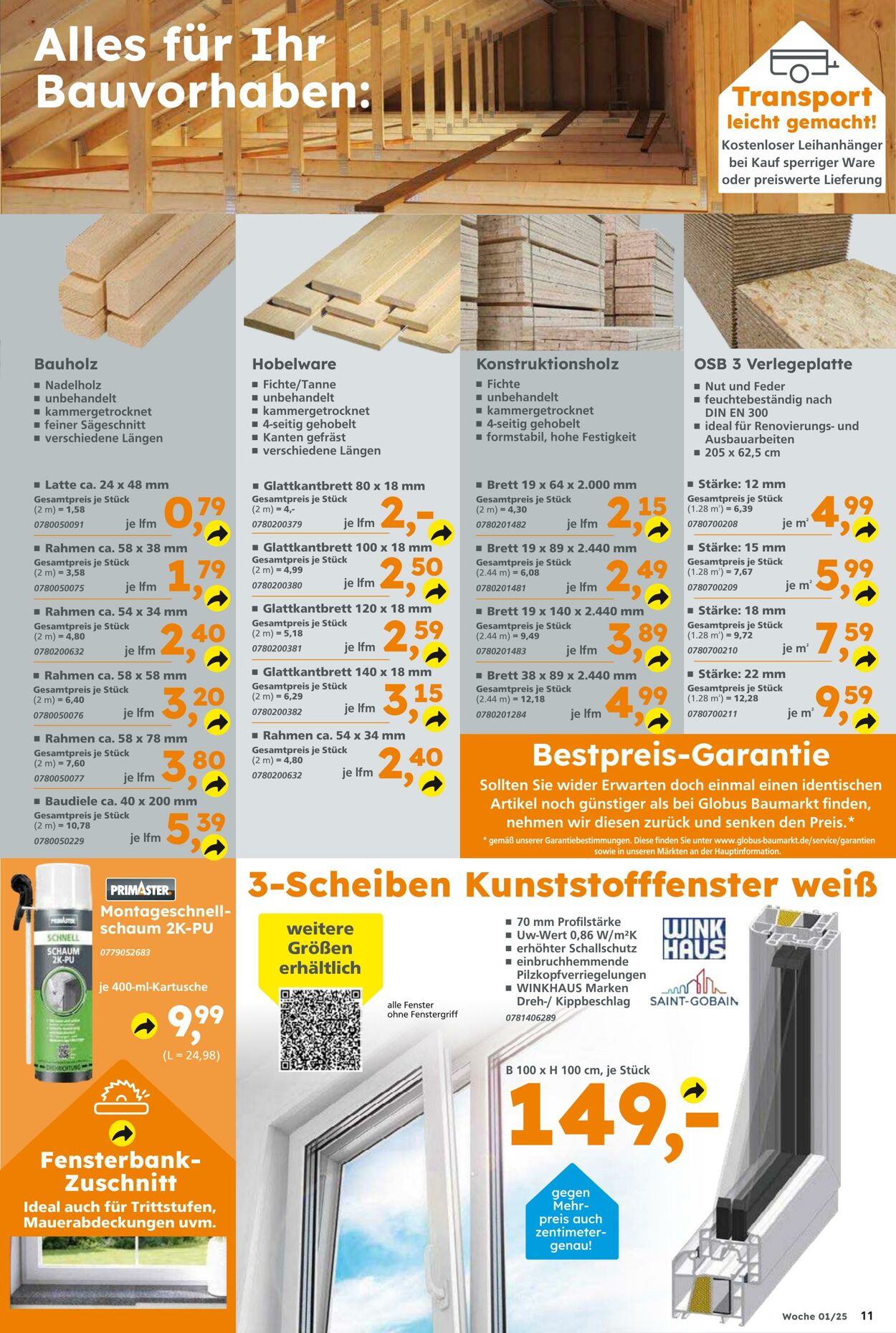 Prospekt Globus Baumarkt 29.12.2025 - 04.01.2026