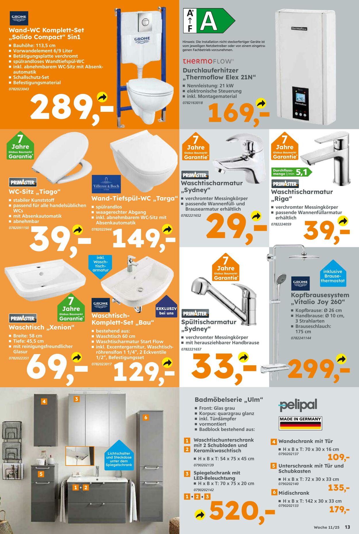 Prospekt Globus Baumarkt 09.03.2025 - 15.03.2025