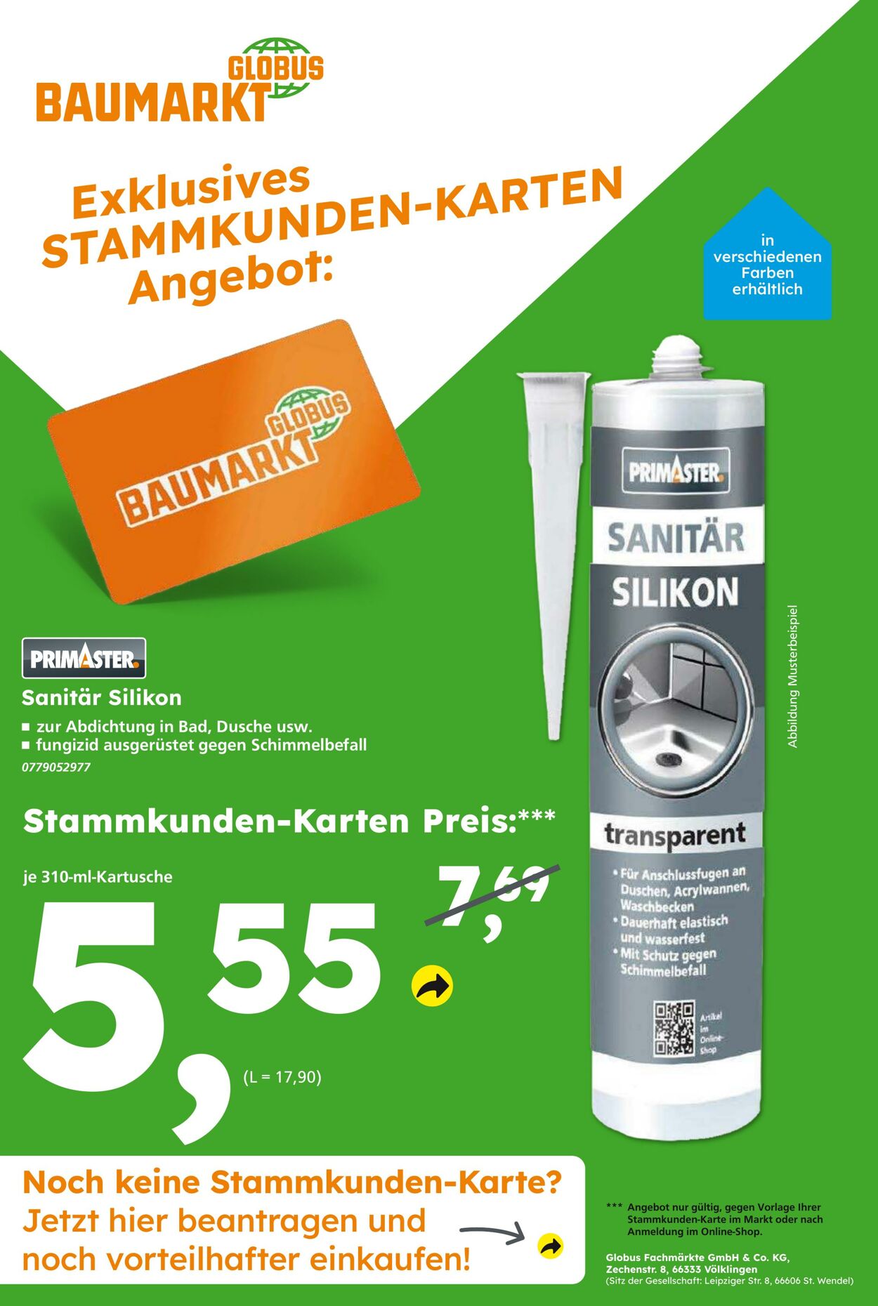 Prospekt Globus Baumarkt 09.03.2025 - 15.03.2025