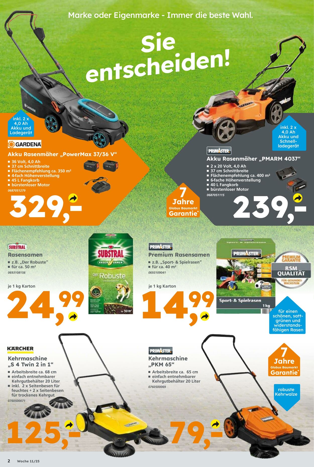 Prospekt Globus Baumarkt 09.03.2025 - 15.03.2025