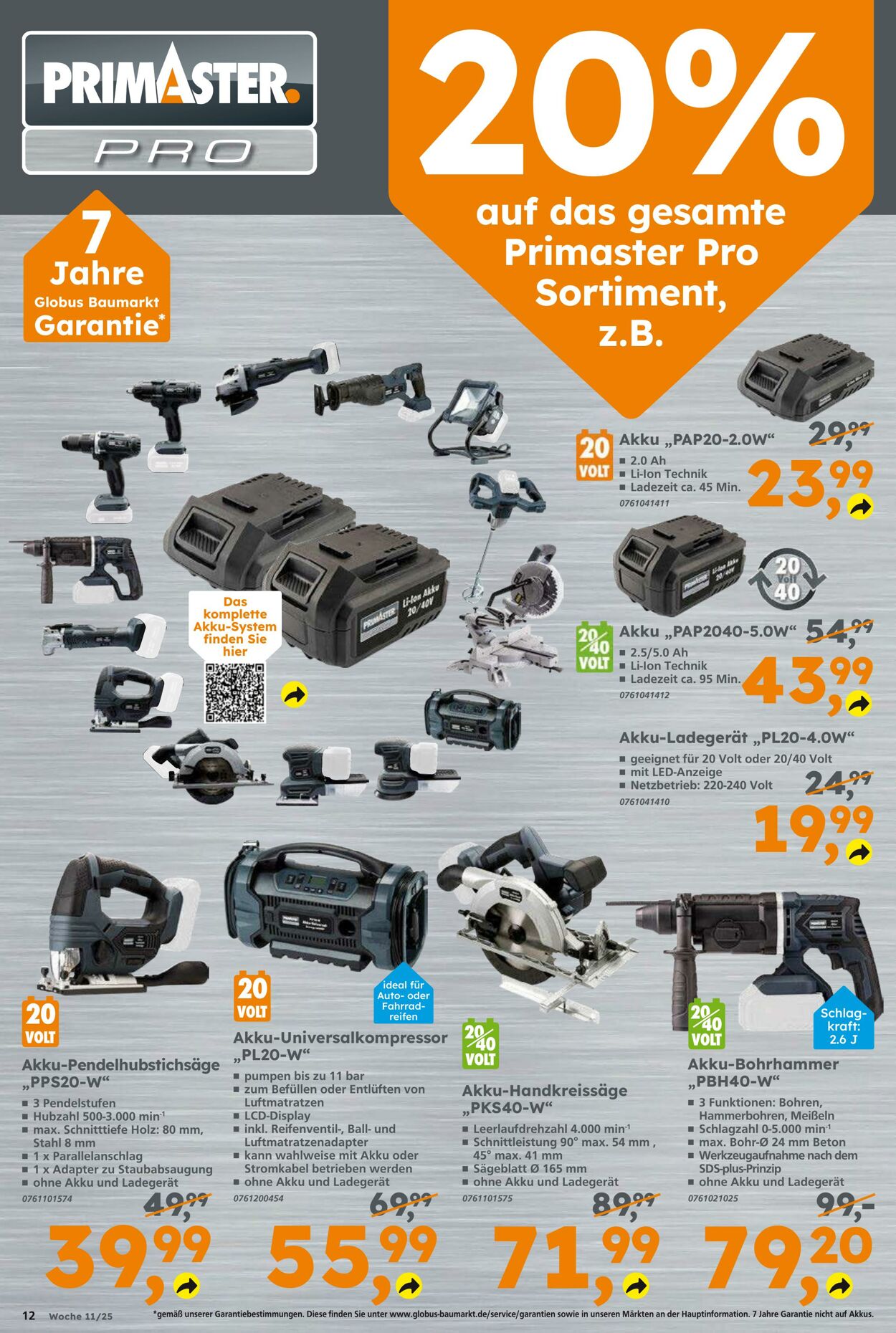 Prospekt Globus Baumarkt 09.03.2025 - 15.03.2025