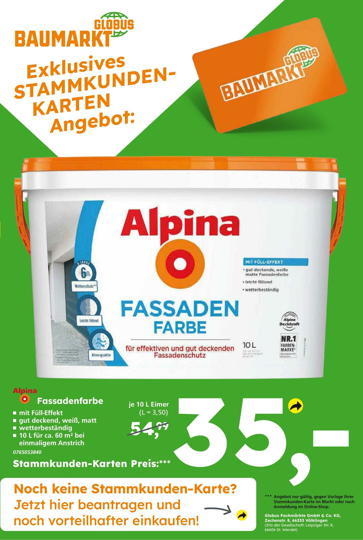 Prospekt Globus Baumarkt 23.03.2025 - 29.03.2025