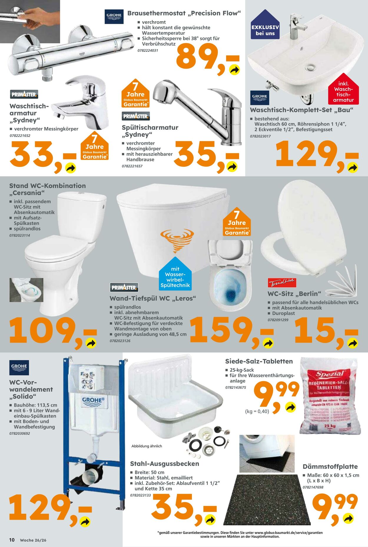 Prospekt Globus Baumarkt 21.06.2026 - 27.06.2026