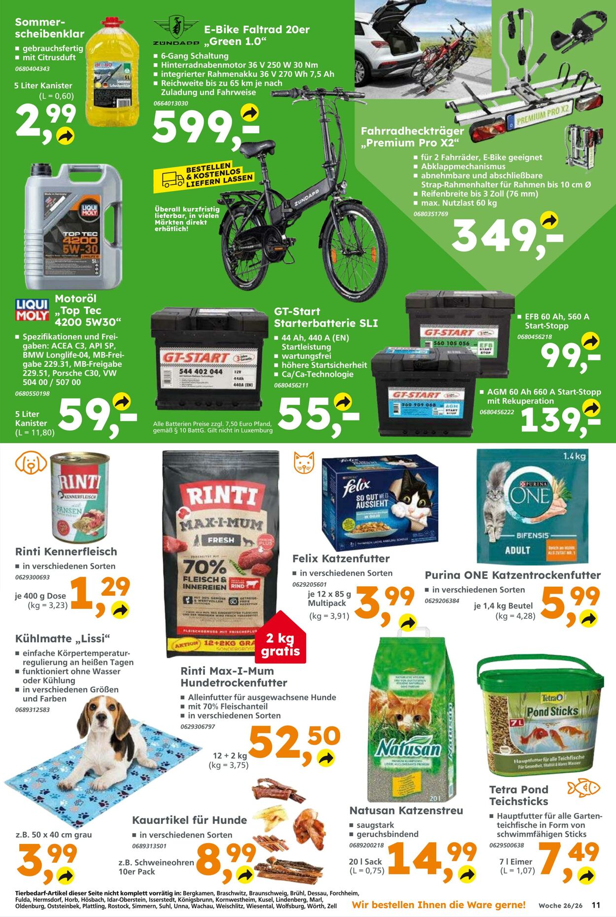 Prospekt Globus Baumarkt 21.06.2026 - 27.06.2026