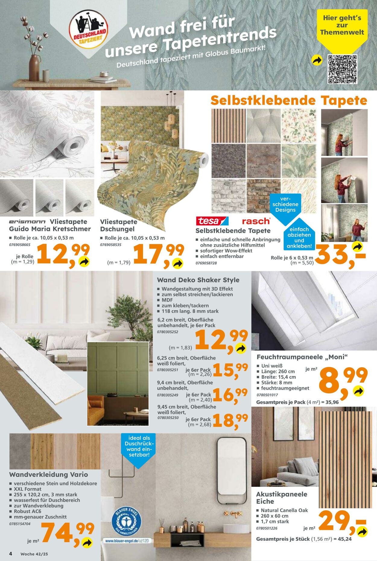 Prospekt Globus Baumarkt 12.10.2025 - 18.10.2025