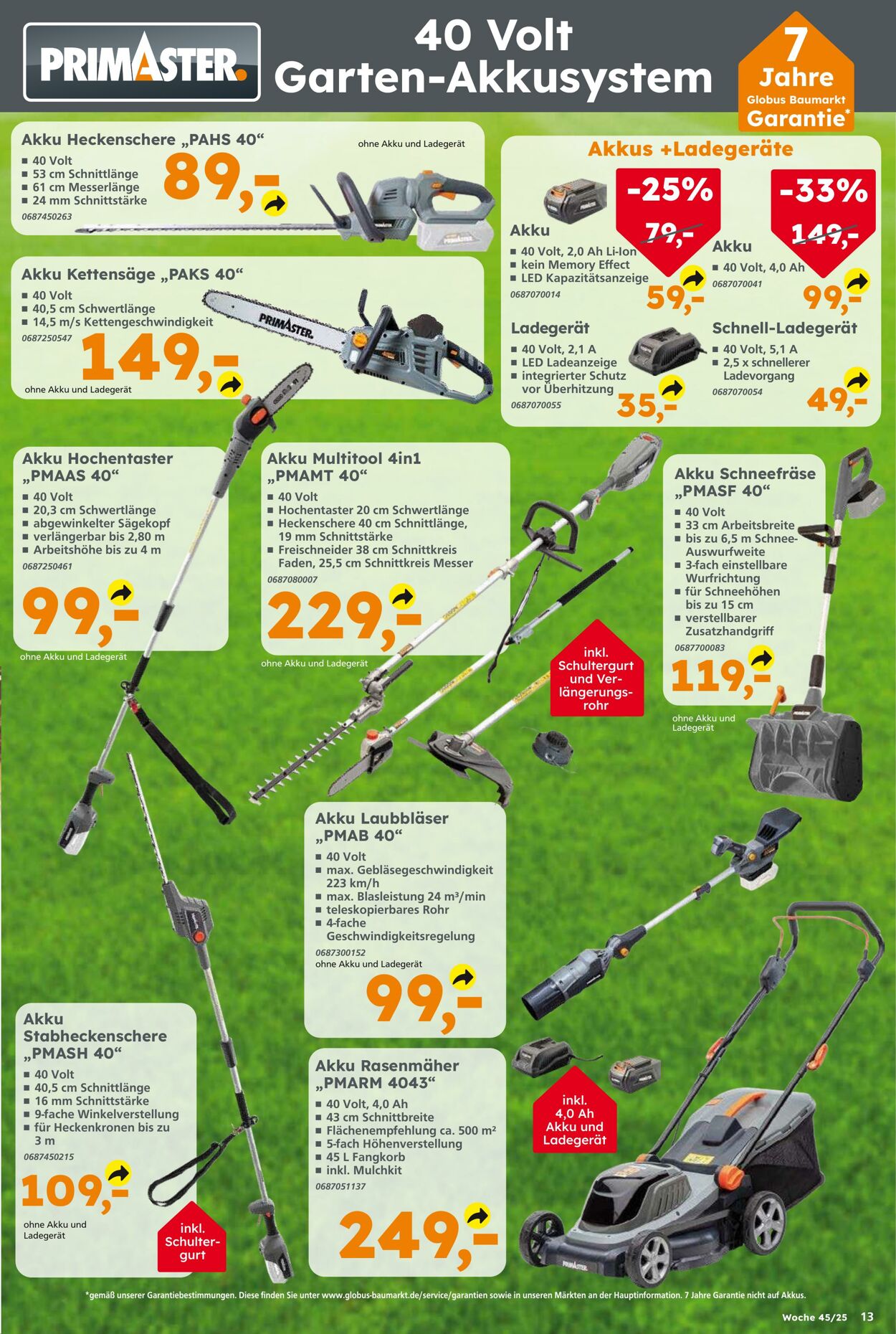 Prospekt Globus Baumarkt 02.11.2025 - 08.11.2025