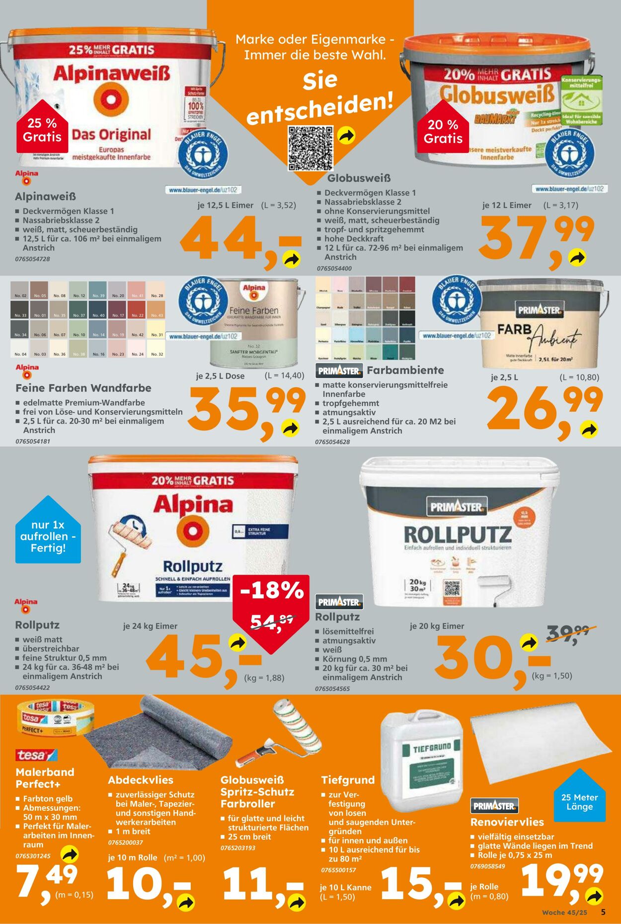 Prospekt Globus Baumarkt 02.11.2025 - 08.11.2025