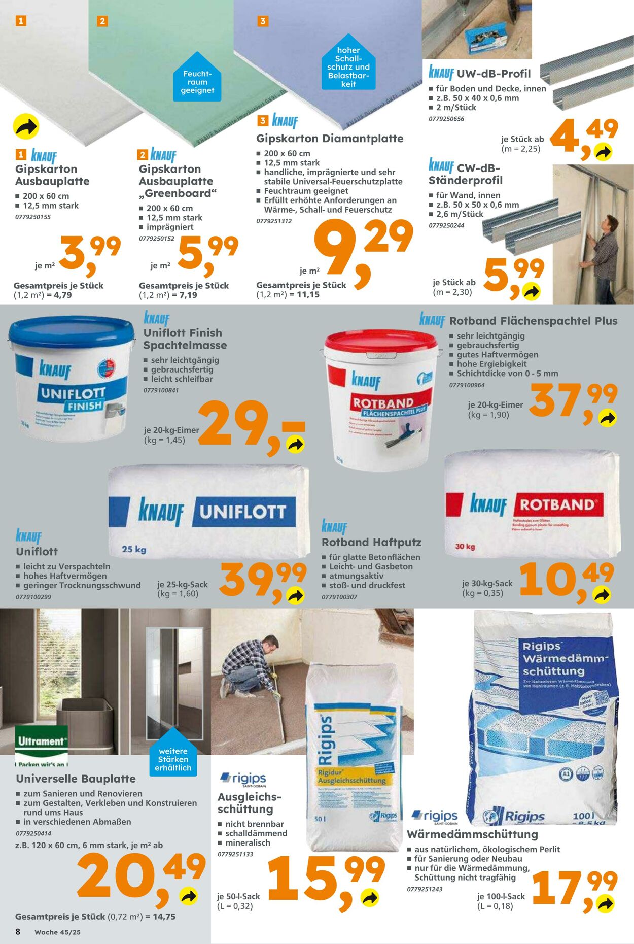 Prospekt Globus Baumarkt 02.11.2025 - 08.11.2025