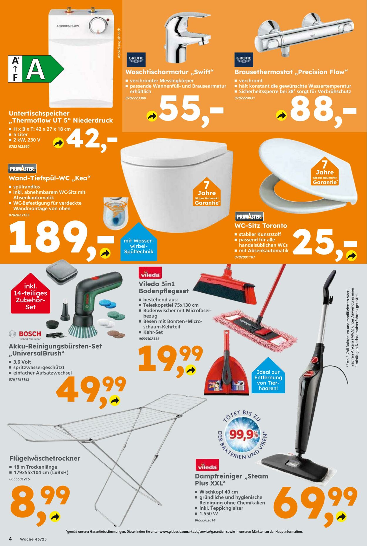 Prospekt Globus Baumarkt 19.10.2025 - 25.10.2025