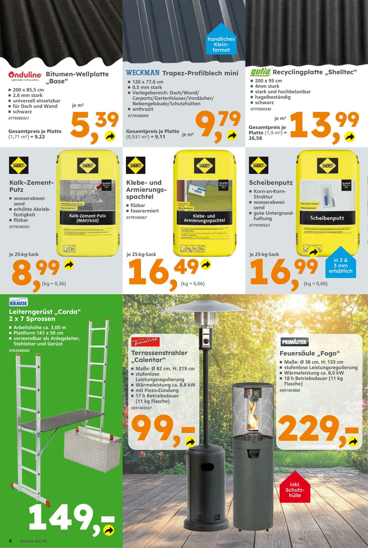 Prospekt Globus Baumarkt 19.10.2025 - 25.10.2025