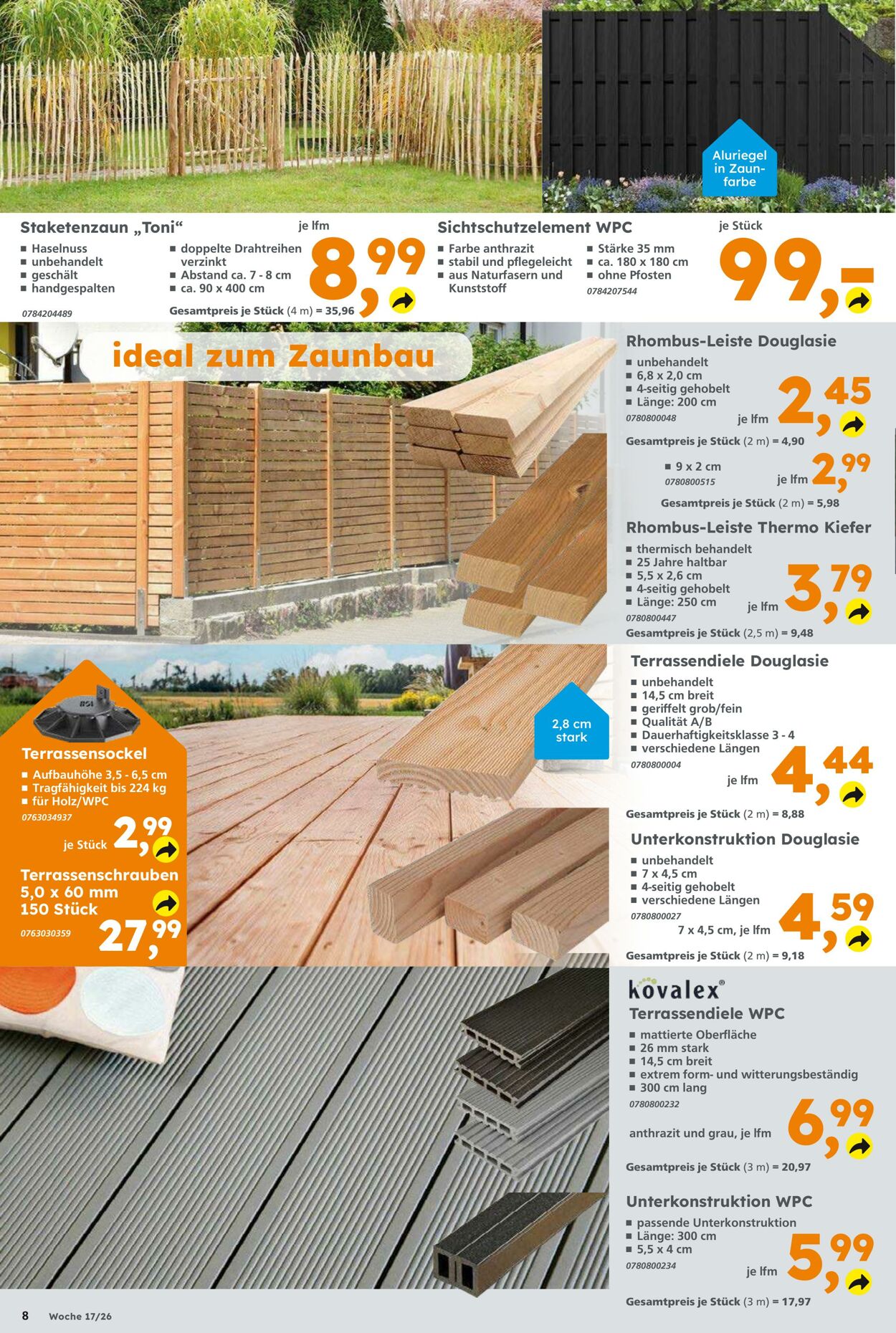 Prospekt Globus Baumarkt 19.04.2026 - 25.04.2026