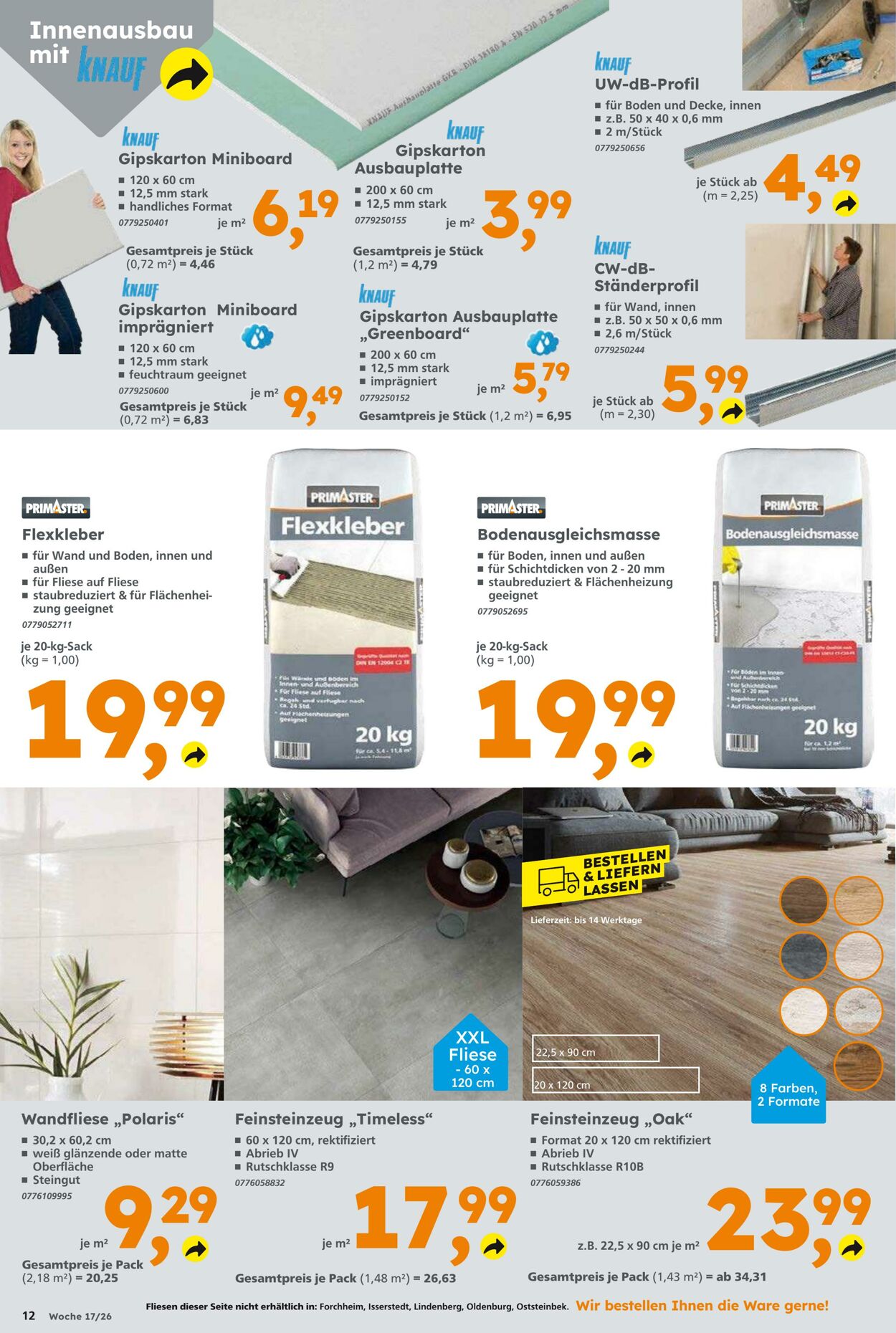 Prospekt Globus Baumarkt 19.04.2026 - 25.04.2026