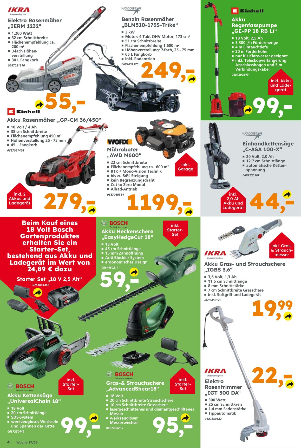 Prospekt Globus Baumarkt 19.04.2026 - 25.04.2026