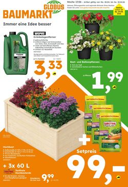 Prospekt Globus Baumarkt 19.04.2026 - 25.04.2026