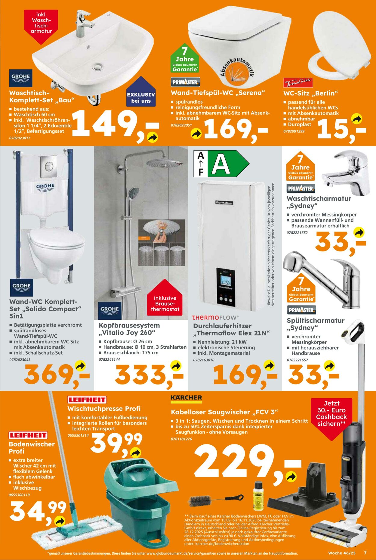 Prospekt Globus Baumarkt 09.11.2025 - 15.11.2025