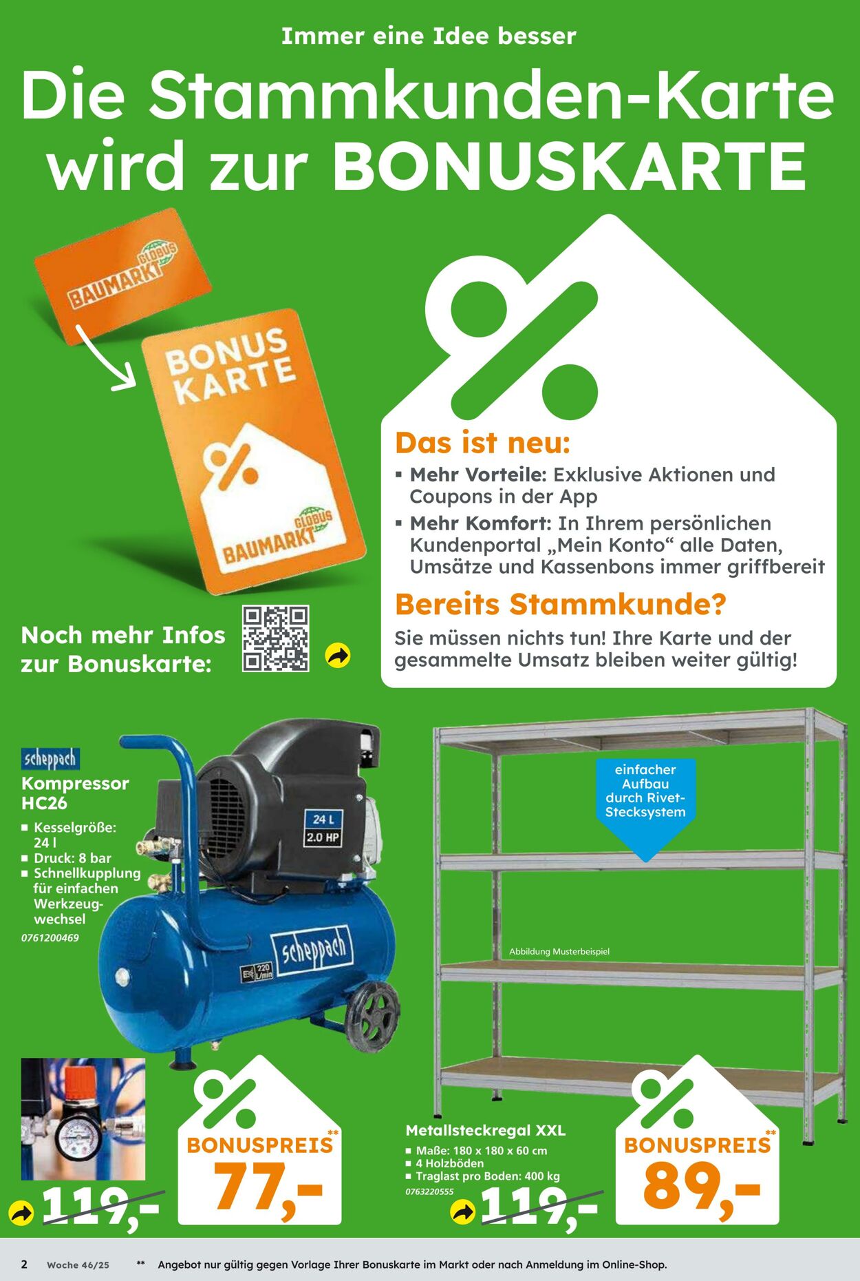 Prospekt Globus Baumarkt 09.11.2025 - 15.11.2025
