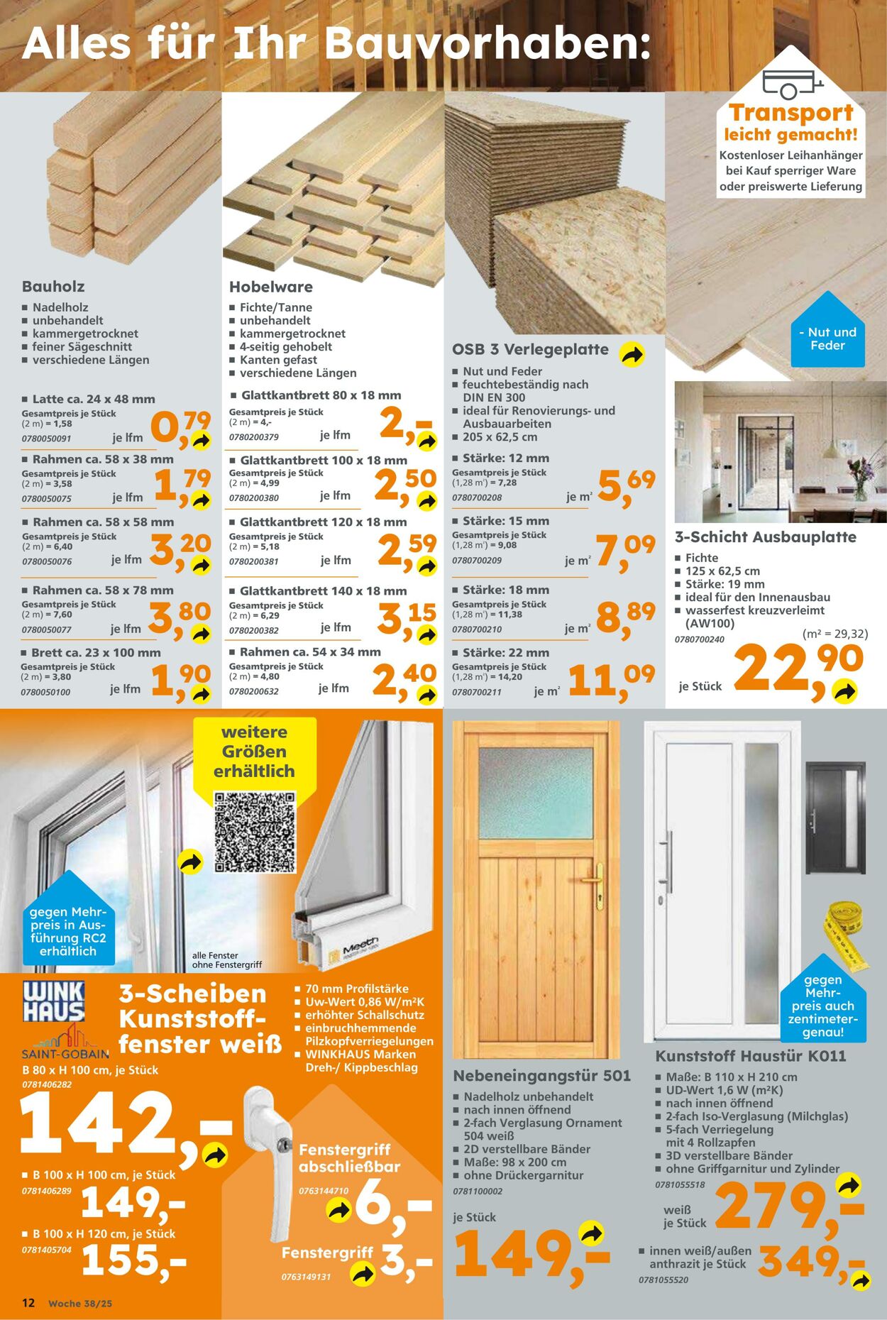 Prospekt Globus Baumarkt 14.09.2025 - 20.09.2025