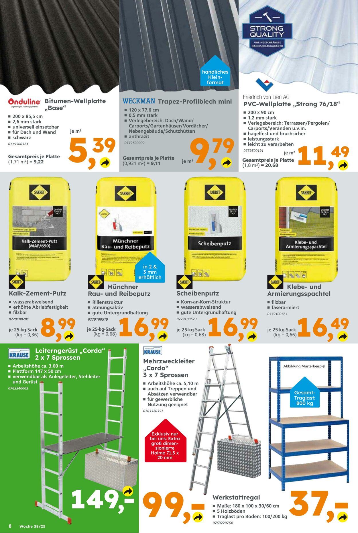 Prospekt Globus Baumarkt 14.09.2025 - 20.09.2025