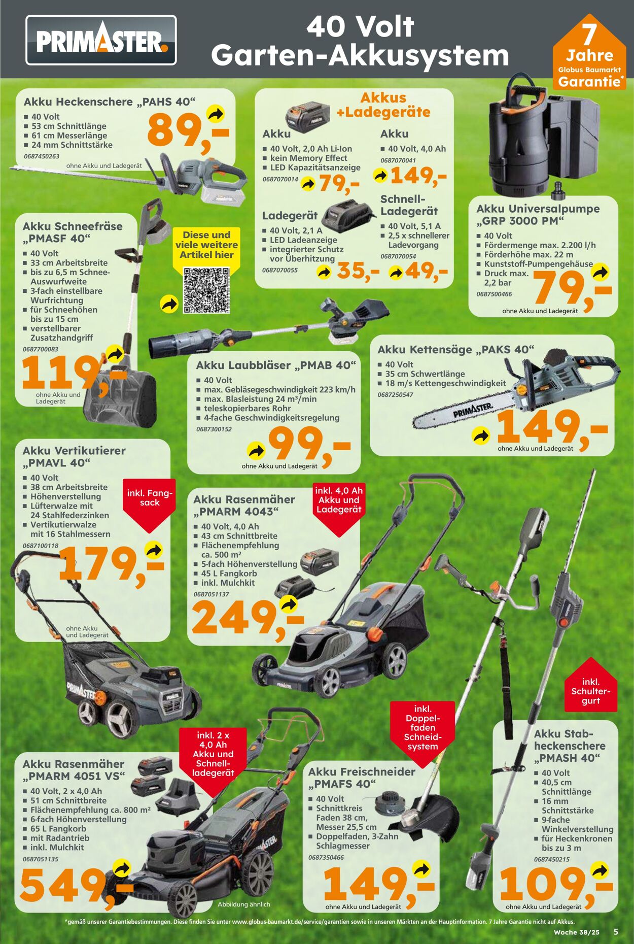Prospekt Globus Baumarkt 14.09.2025 - 20.09.2025