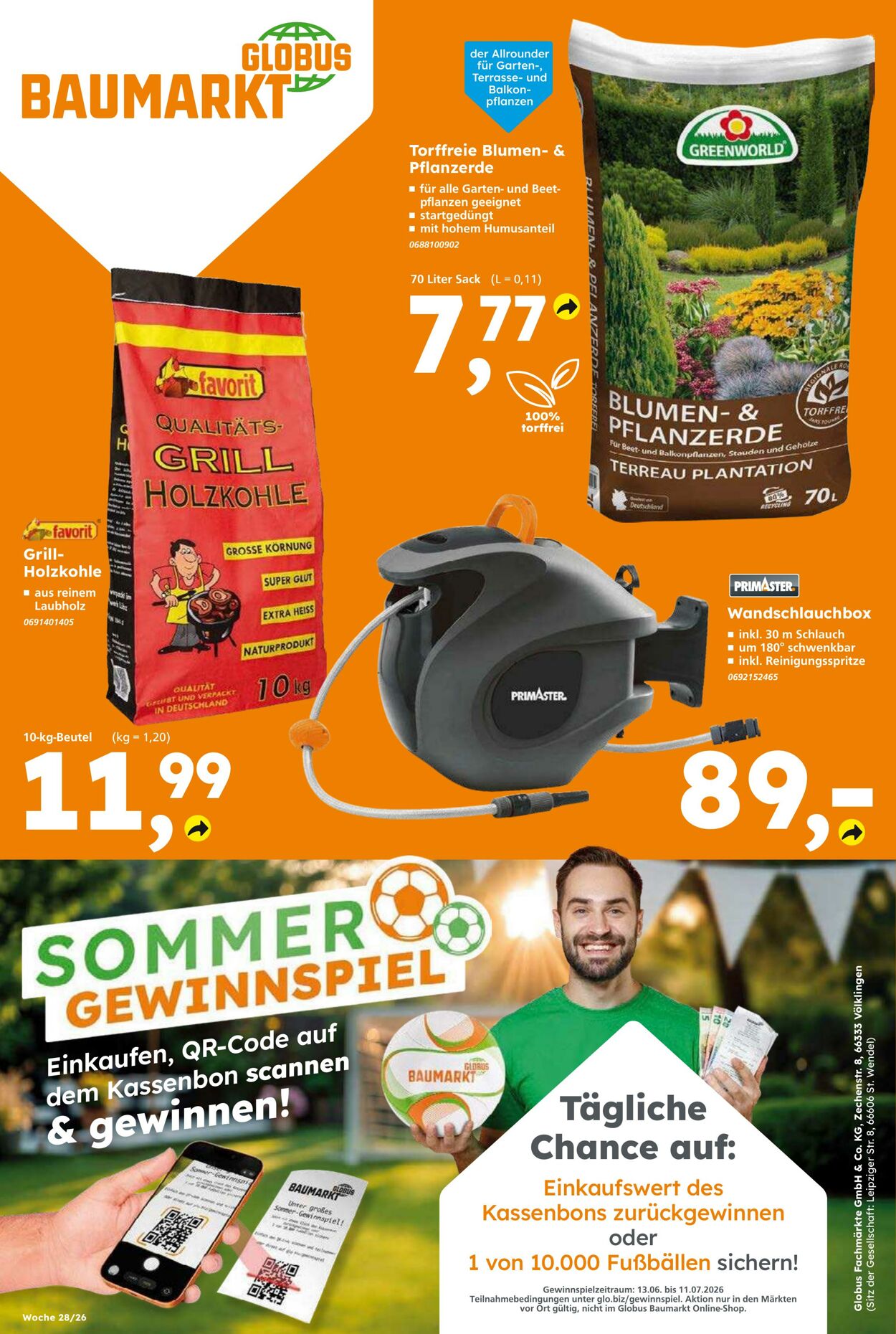 Prospekt Globus Baumarkt 05.07.2026 - 11.07.2026