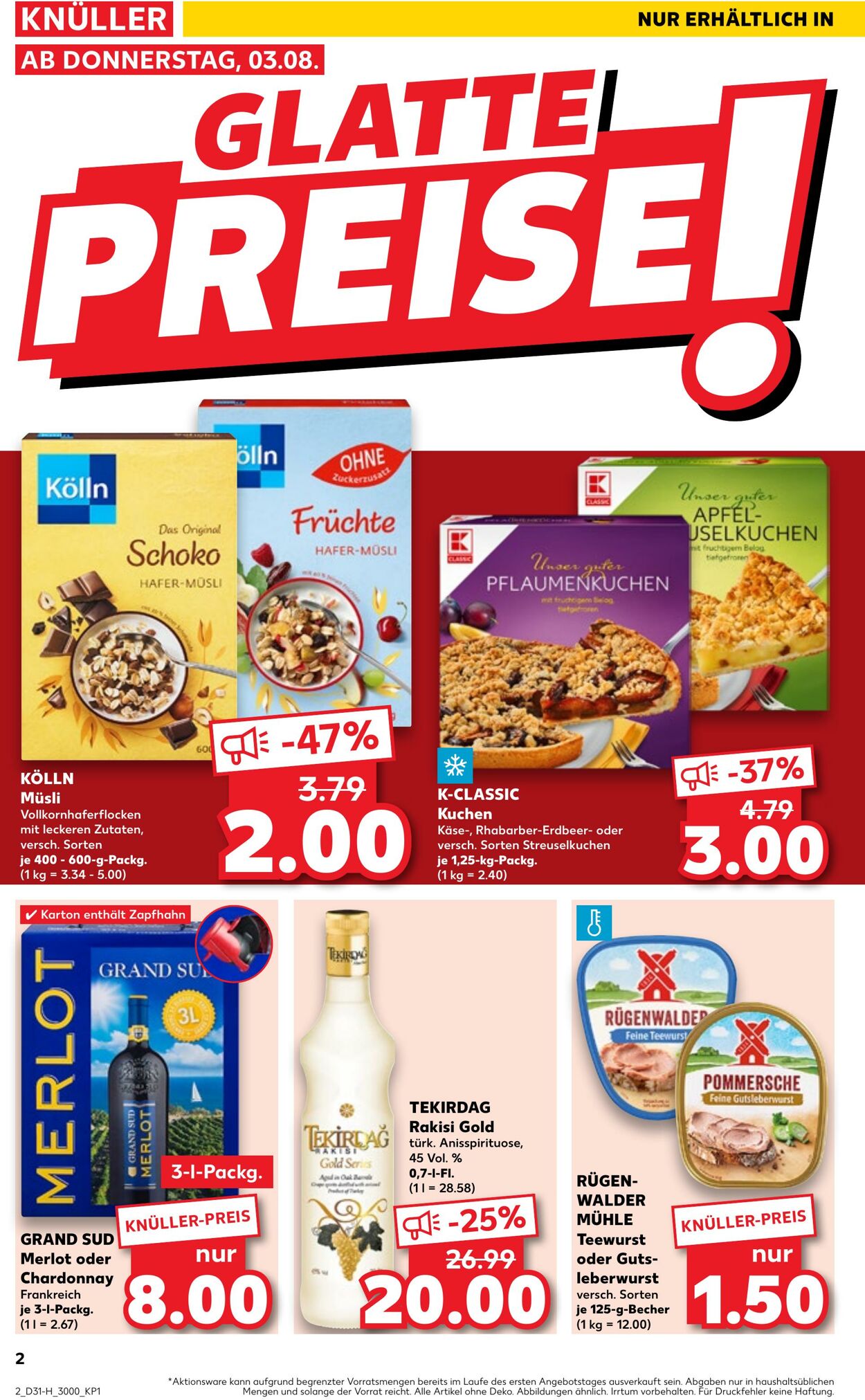 Prospekt Kaufland 03.08.2023 - 09.08.2023