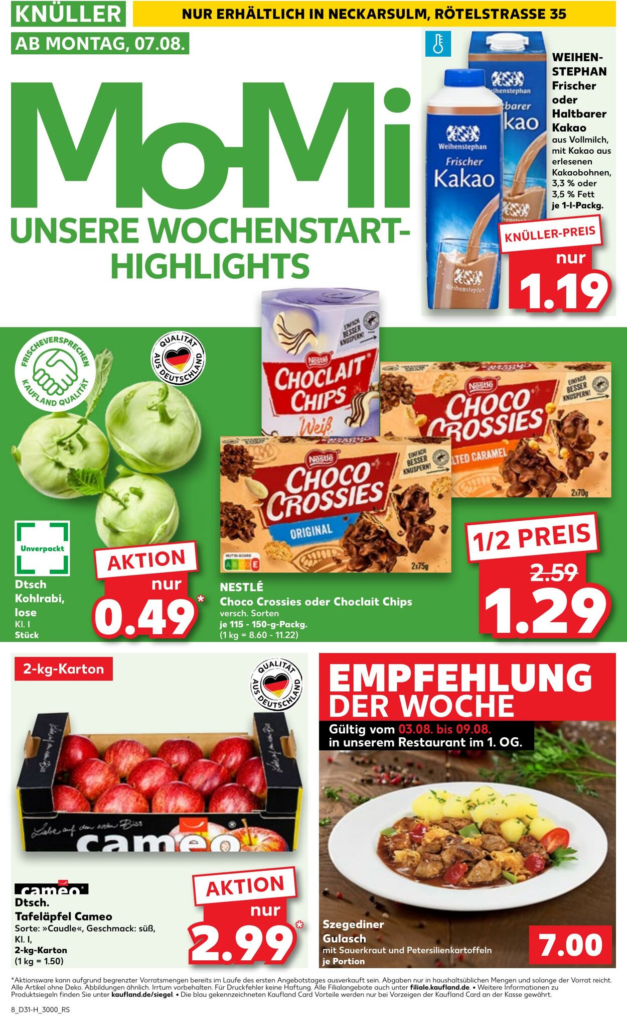 Prospekt Kaufland 03.08.2023 - 09.08.2023