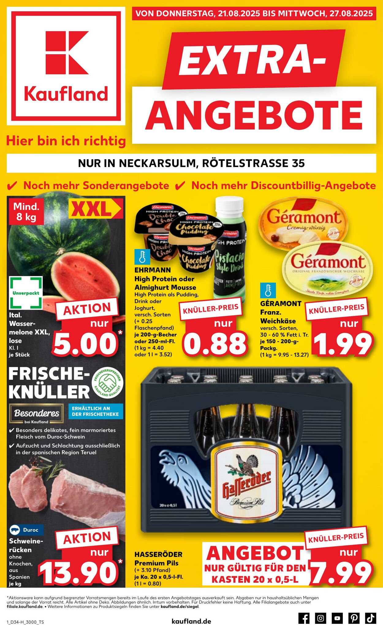 Prospekt Kaufland 21.08.2025 - 27.08.2025