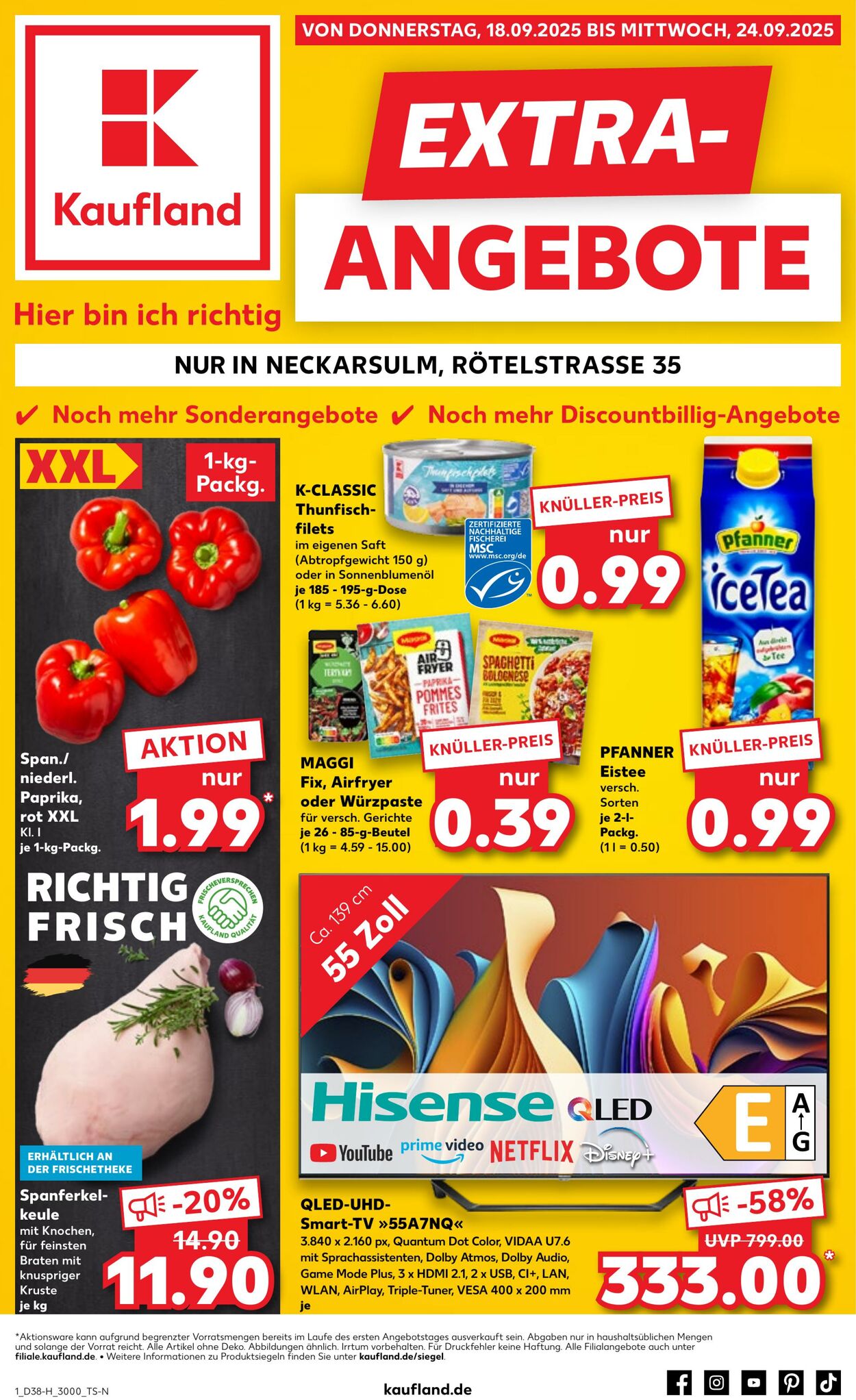 Prospekt Kaufland 18.09.2025 - 24.09.2025