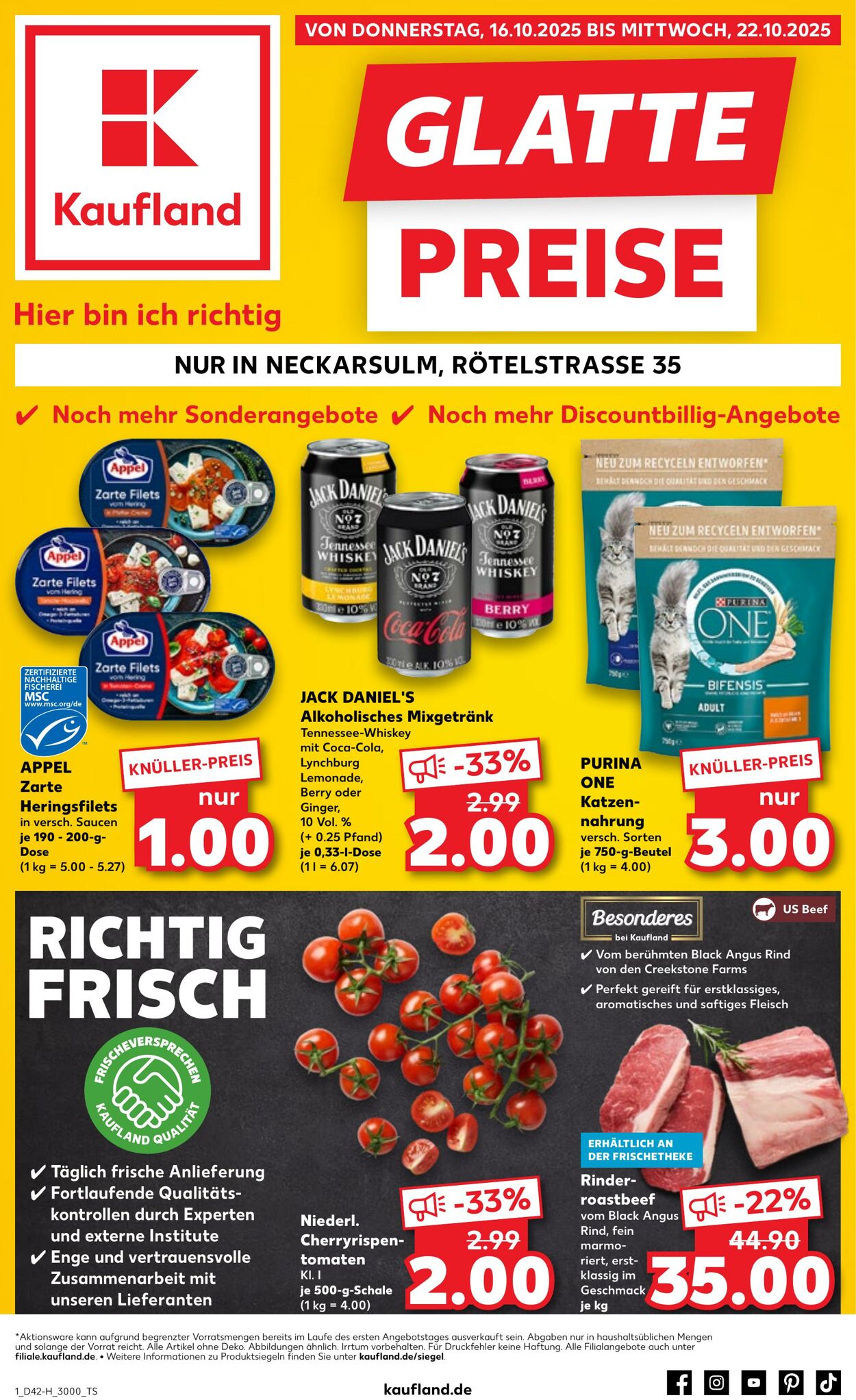 Prospekt Kaufland 16.10.2025 - 22.10.2025