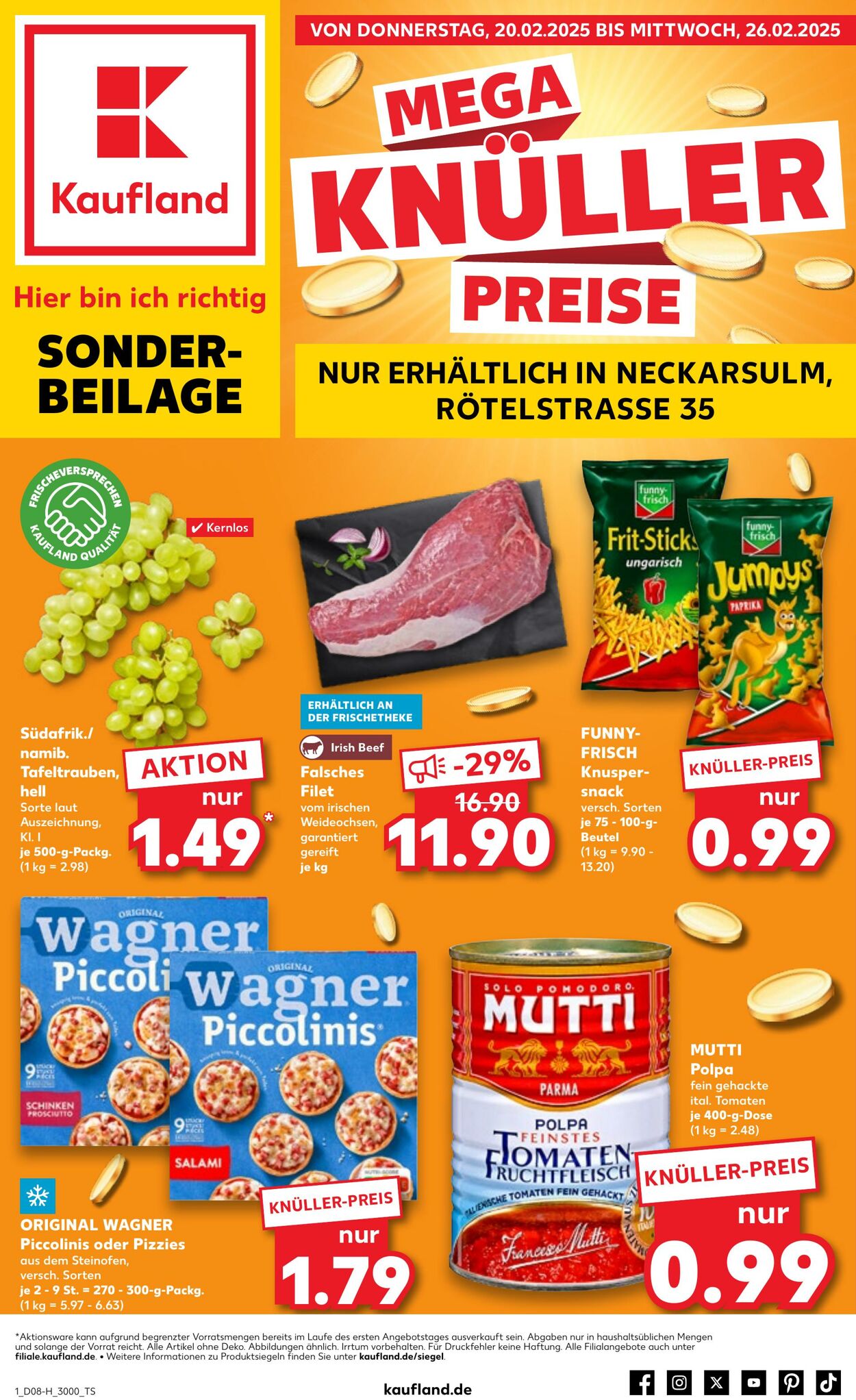 Prospekt Kaufland 20.02.2025 - 26.02.2025