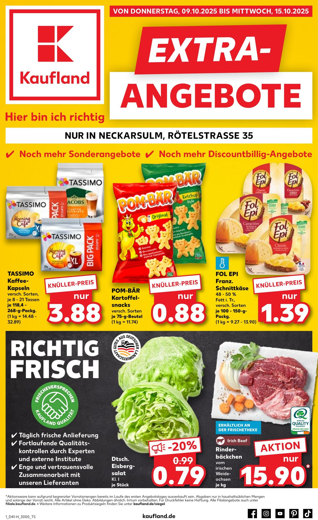 Prospekt Kaufland 09.10.2025 - 15.10.2025