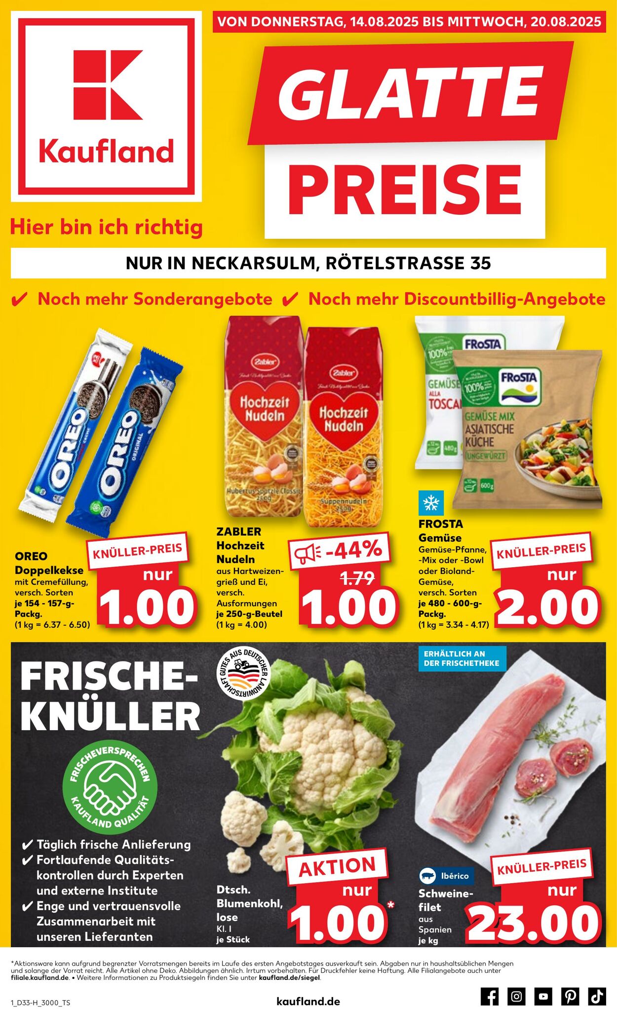 Prospekt Kaufland 14.08.2025 - 20.08.2025