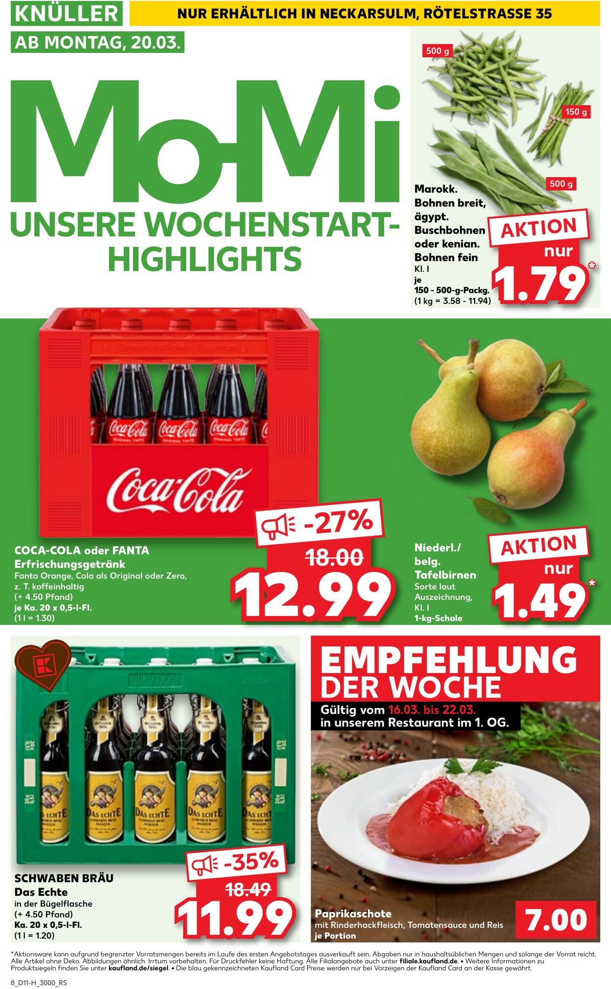 Prospekt Kaufland 16.03.2023 - 22.03.2023